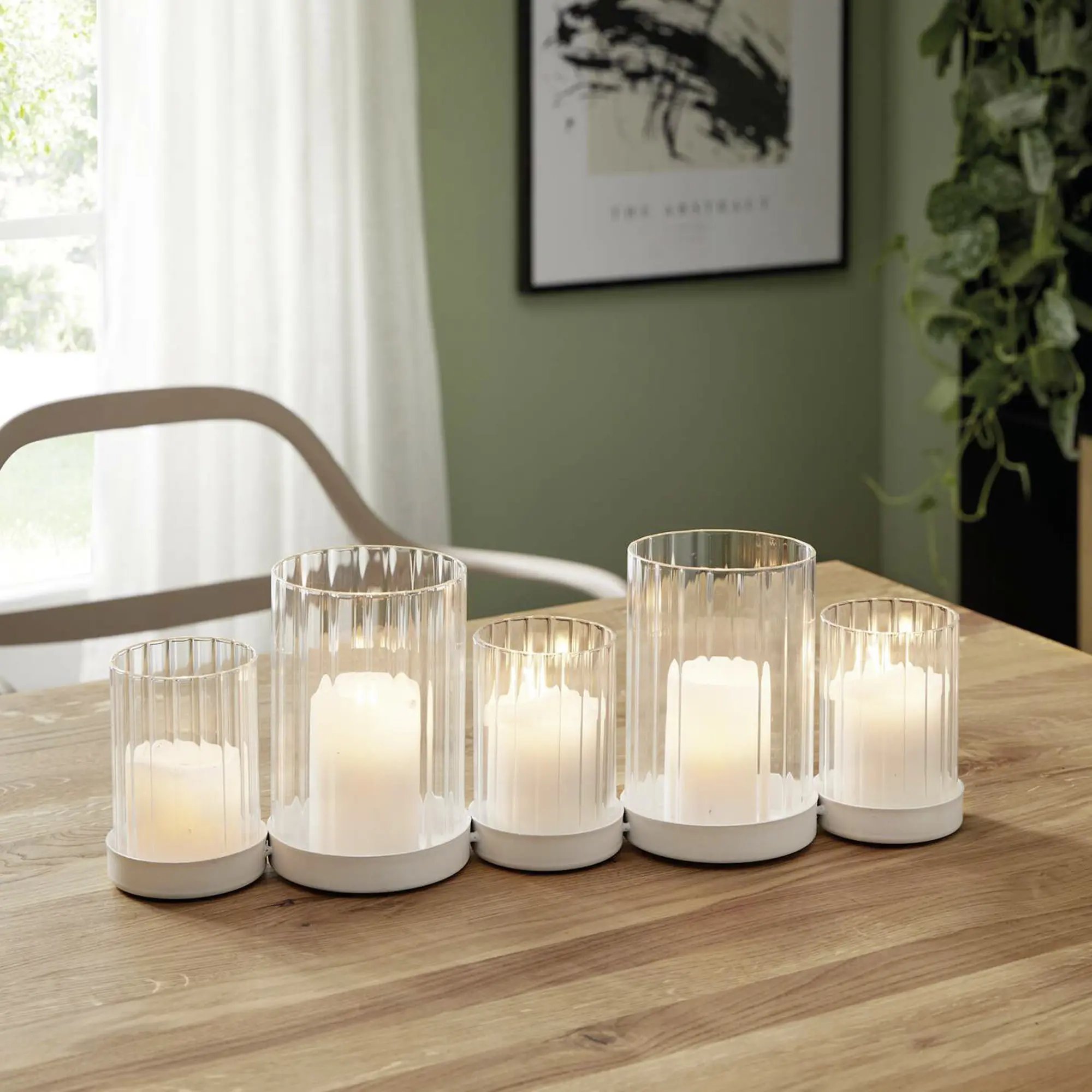 Acheter Porte-bougies "White"  dans la boutique en ligne de Frank Flechtwaren