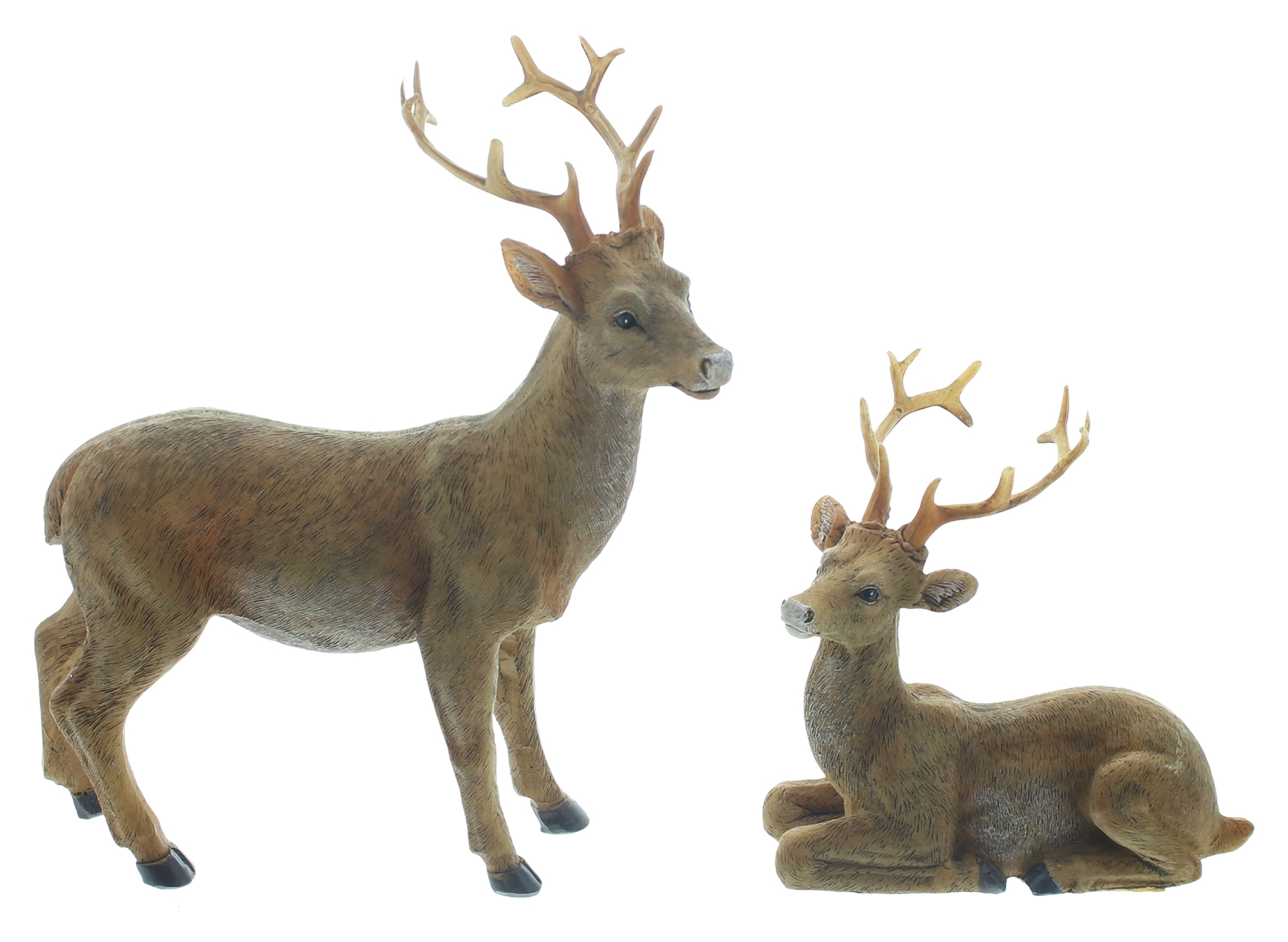 Acheter Lot de 2 figurines "cerf"  dans la boutique en ligne de Frank Flechtwaren pour Figurines