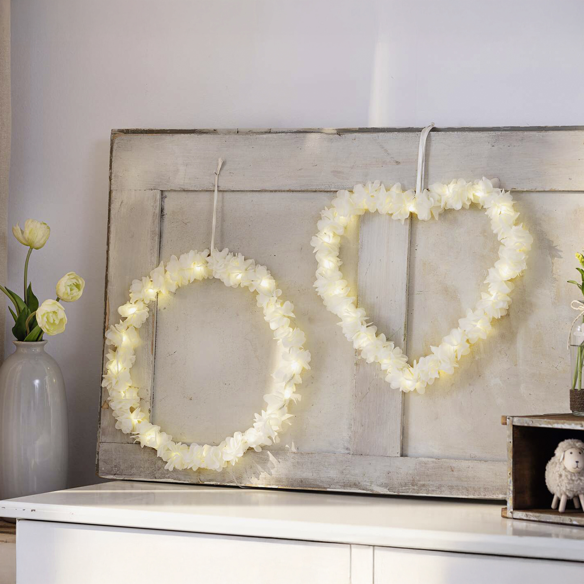 Acheter Suspension LED "anneau floral"  dans la boutique en ligne de Frank Flechtwaren