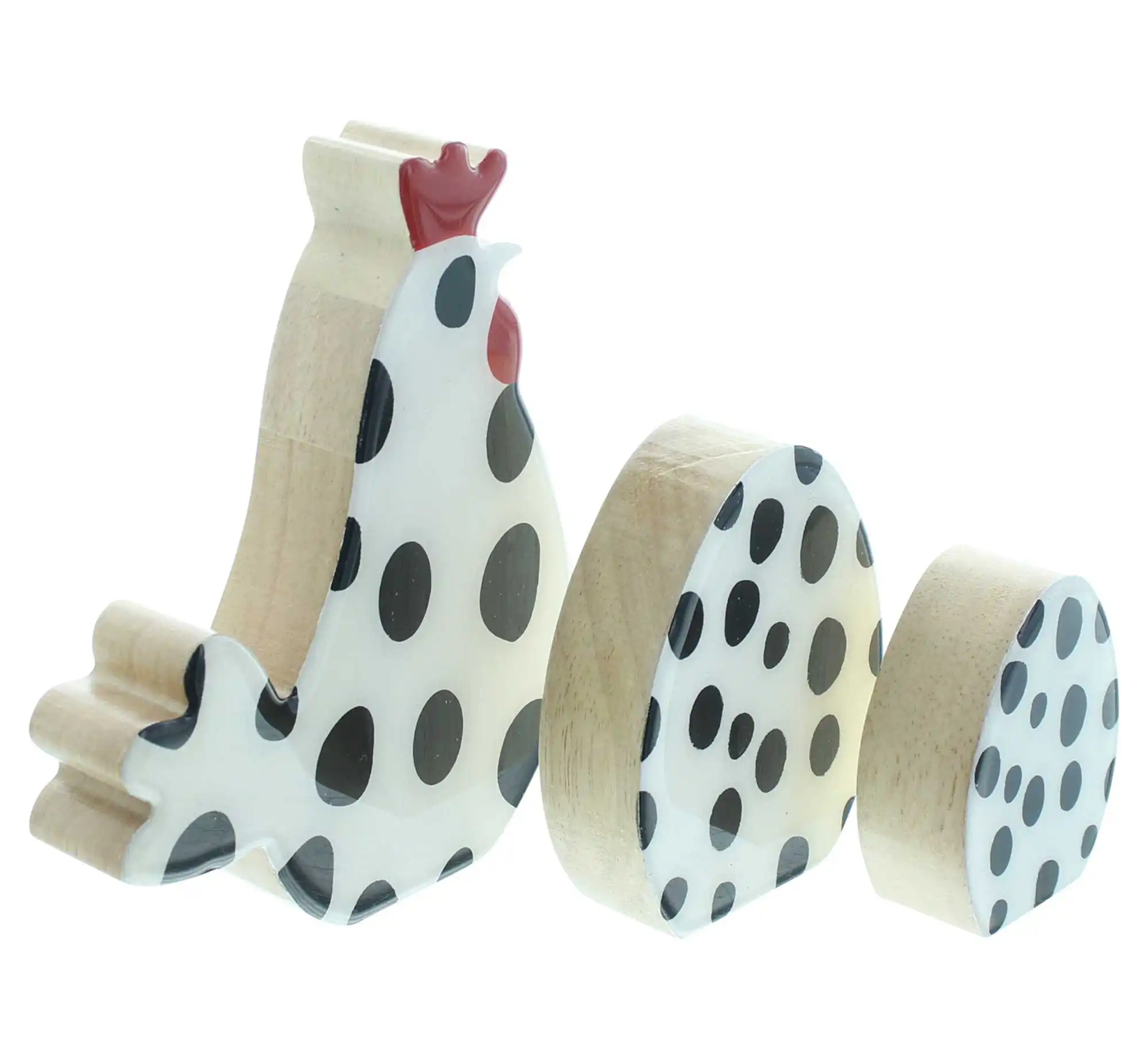 Acheter Lot de 3 décorations de Pâques "Puntos"  dans la boutique en ligne de Frank Flechtwaren pour Pâques