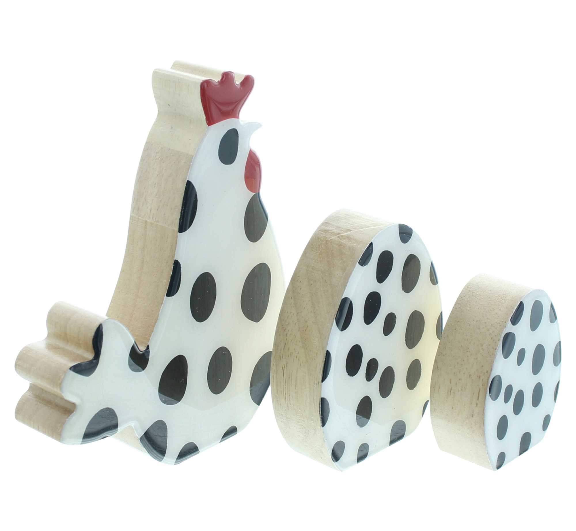 Acheter Lot de 3 décorations de Pâques "Puntos"  dans la boutique en ligne de Frank Flechtwaren pour Pâques