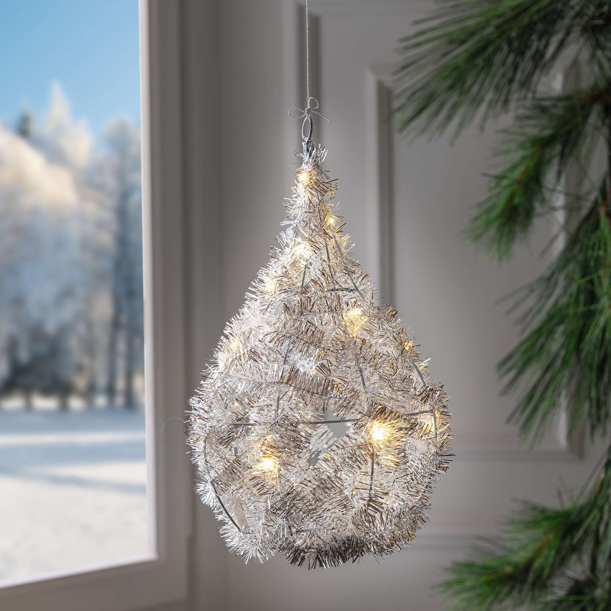 Acheter Goutte LED "scintillement argenté"  dans la boutique en ligne de Frank Flechtwaren