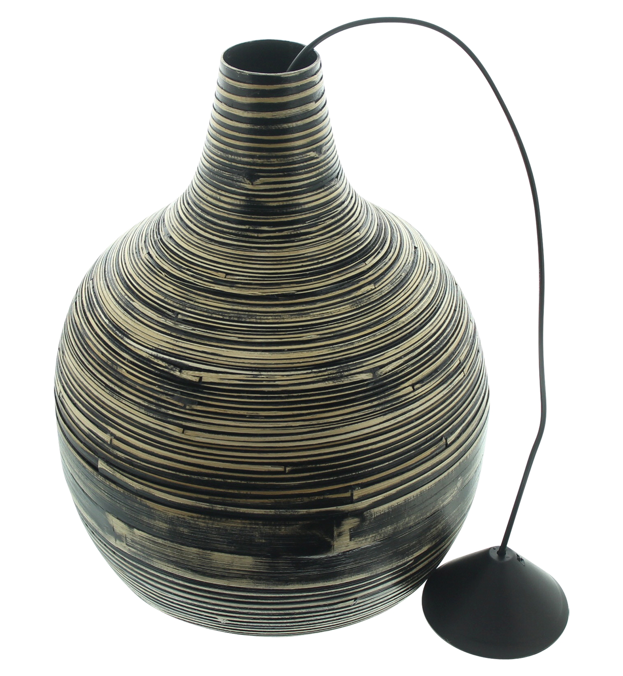 Acheter Lampe suspendue "Black Bamboo"  dans la boutique en ligne de Frank Flechtwaren