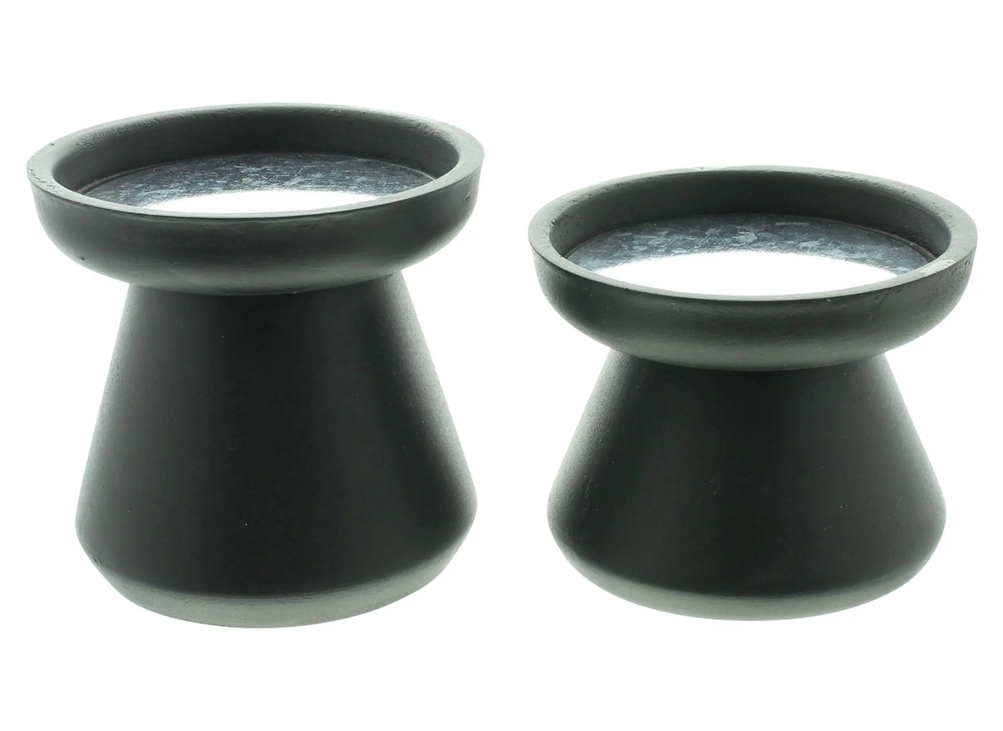 Acheter Lot de 2 bougeoirs "Black"  dans la boutique en ligne de Frank Flechtwaren pour Pâques