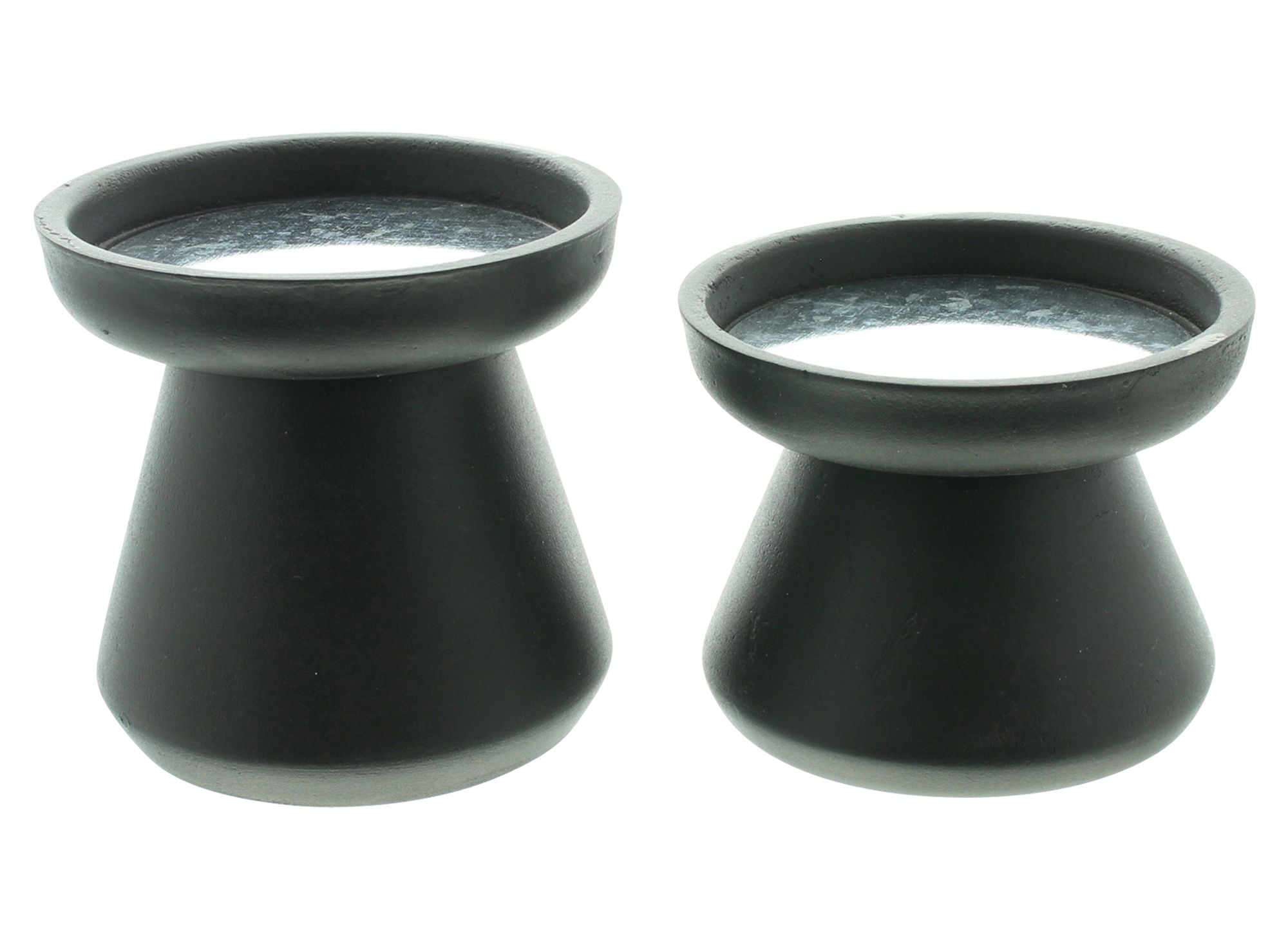 Acheter Lot de 2 bougeoirs "Black"  dans la boutique en ligne de Frank Flechtwaren pour Pâques