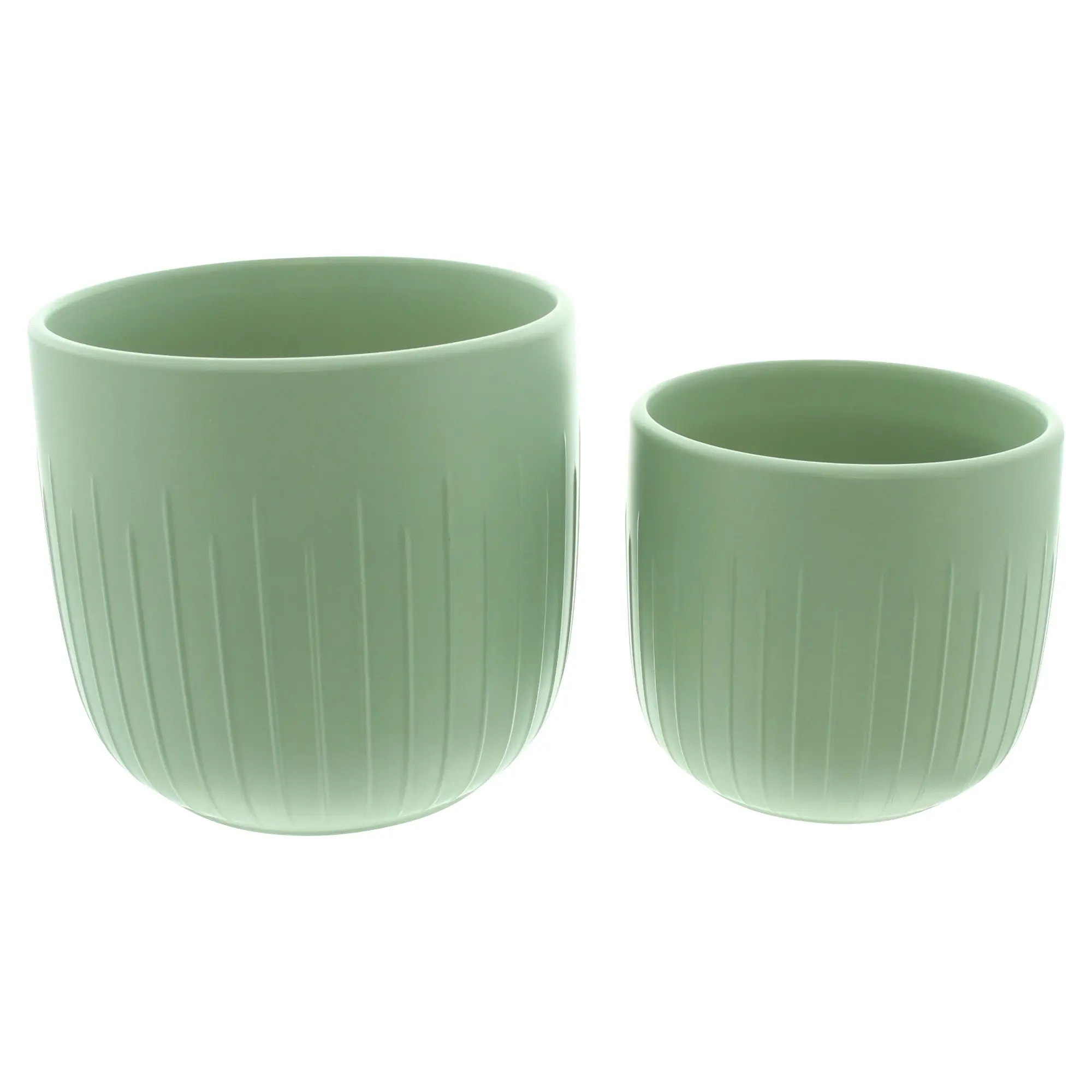 Acheter Lot de 2 pots de fleurs "sauge"  dans la boutique en ligne de Frank Flechtwaren