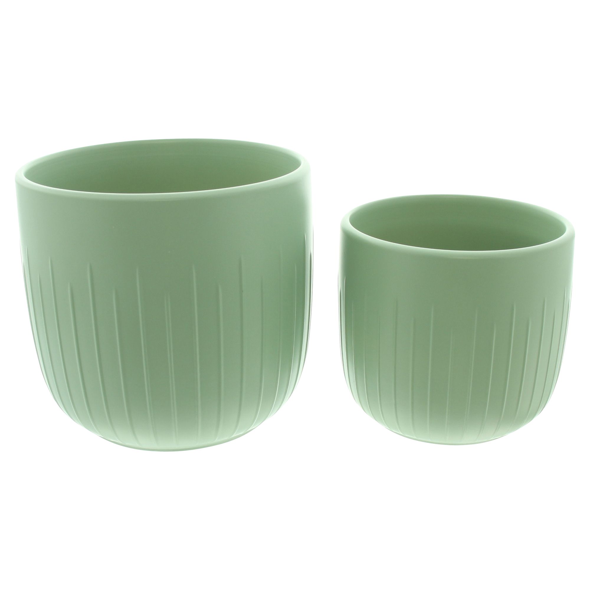 Acheter Lot de 2 pots de fleurs "sauge"  dans la boutique en ligne de Frank Flechtwaren pour Pots de fleurs