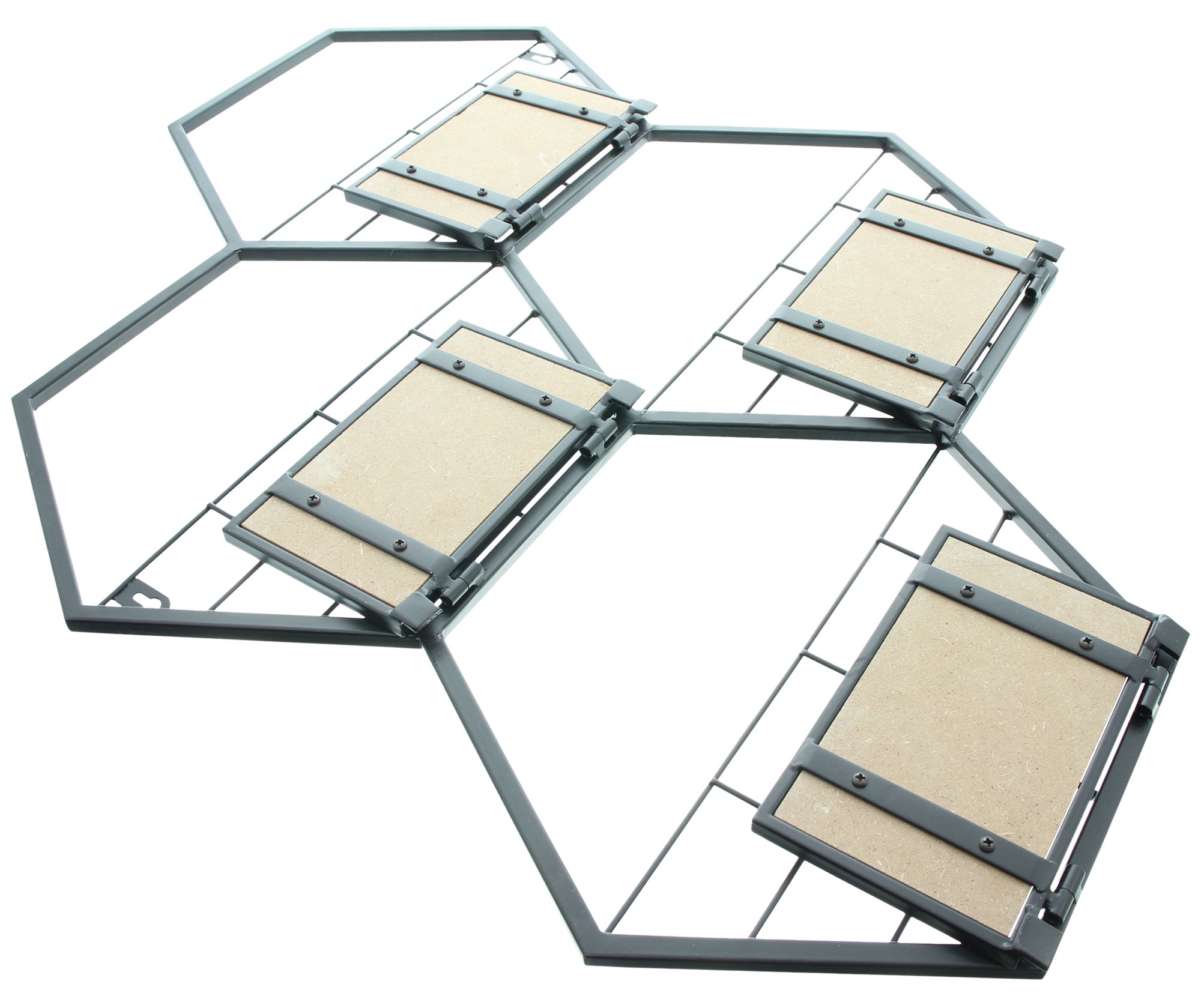 Acheter Étagère murale "hexagone"  dans la boutique en ligne de Frank Flechtwaren pour Salon