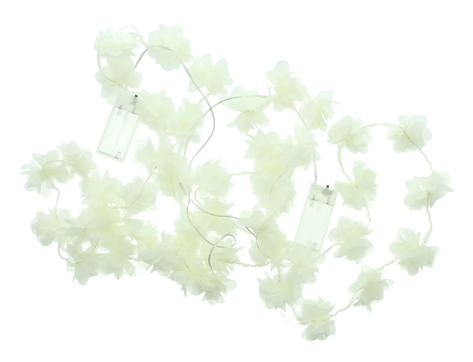 Acheter Lot de 2 guirlandes LED "White Blossom"  dans la boutique en ligne de Frank Flechtwaren pour Guirlandes lumineuses LED