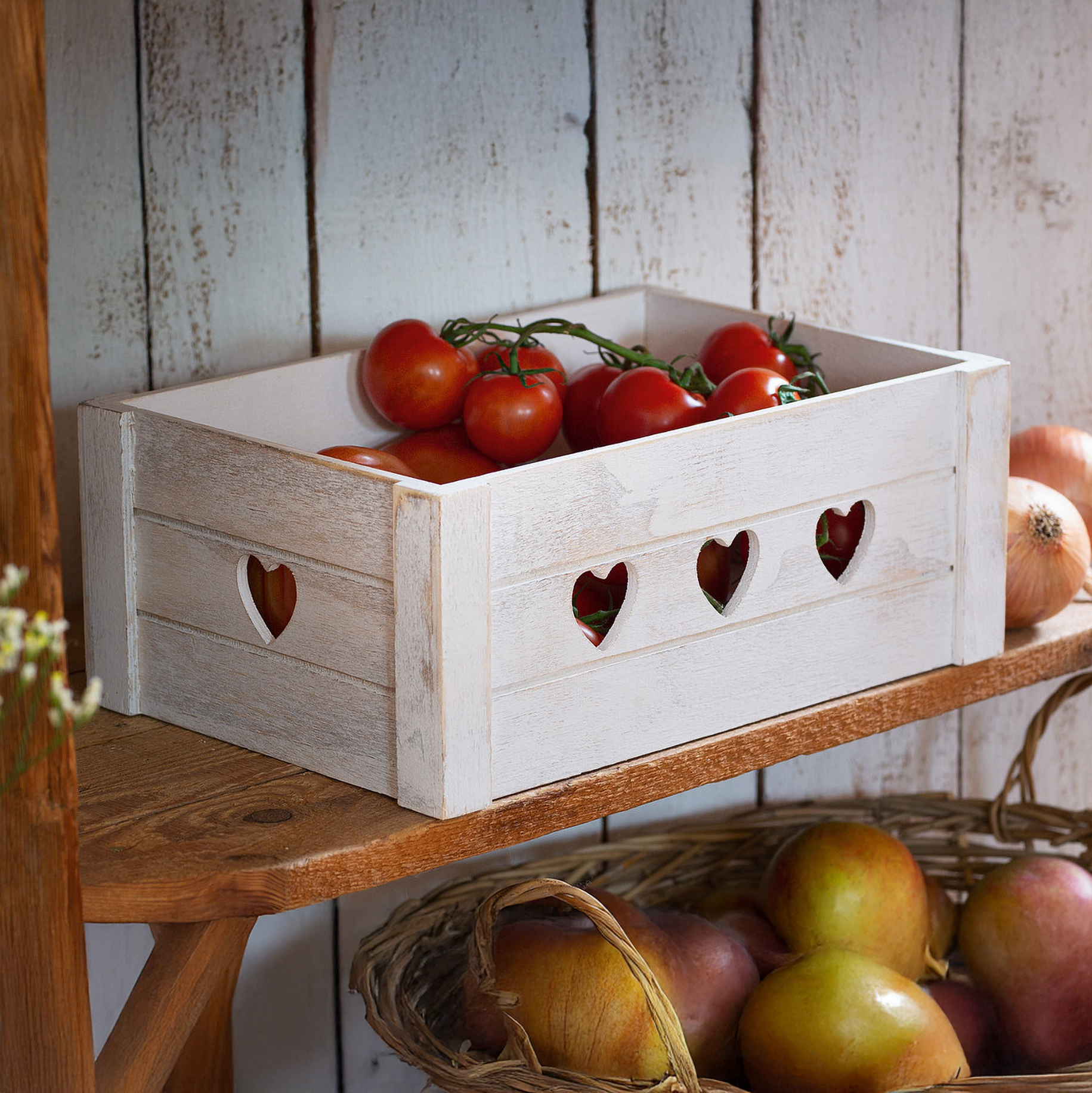 Acheter Boîte universelle "petit cœur"  dans la boutique en ligne de Frank Flechtwaren pour Cuisine