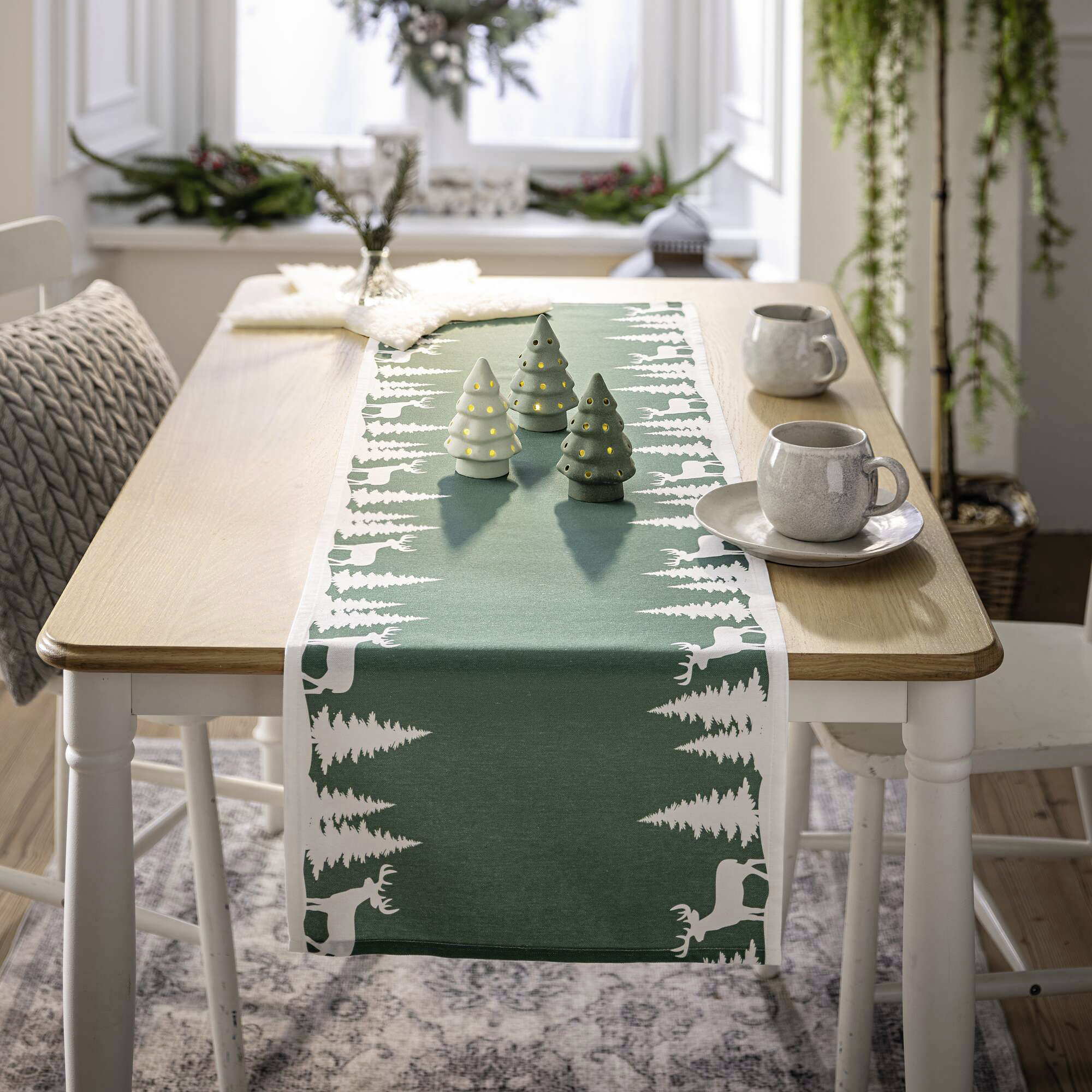 Acheter Chemin de table "forêt"  dans la boutique en ligne de Frank Flechtwaren