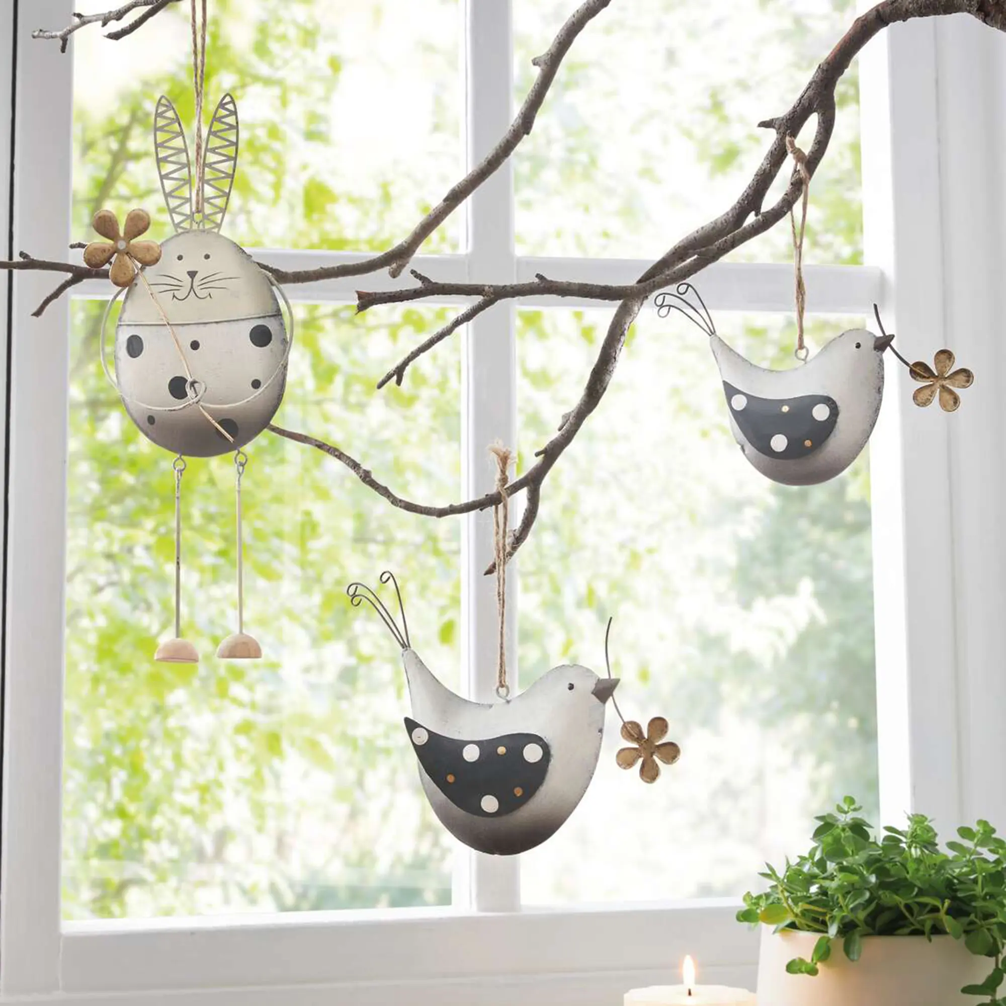 Acheter Suspension "lapin avec fleur"  dans la boutique en ligne de Frank Flechtwaren