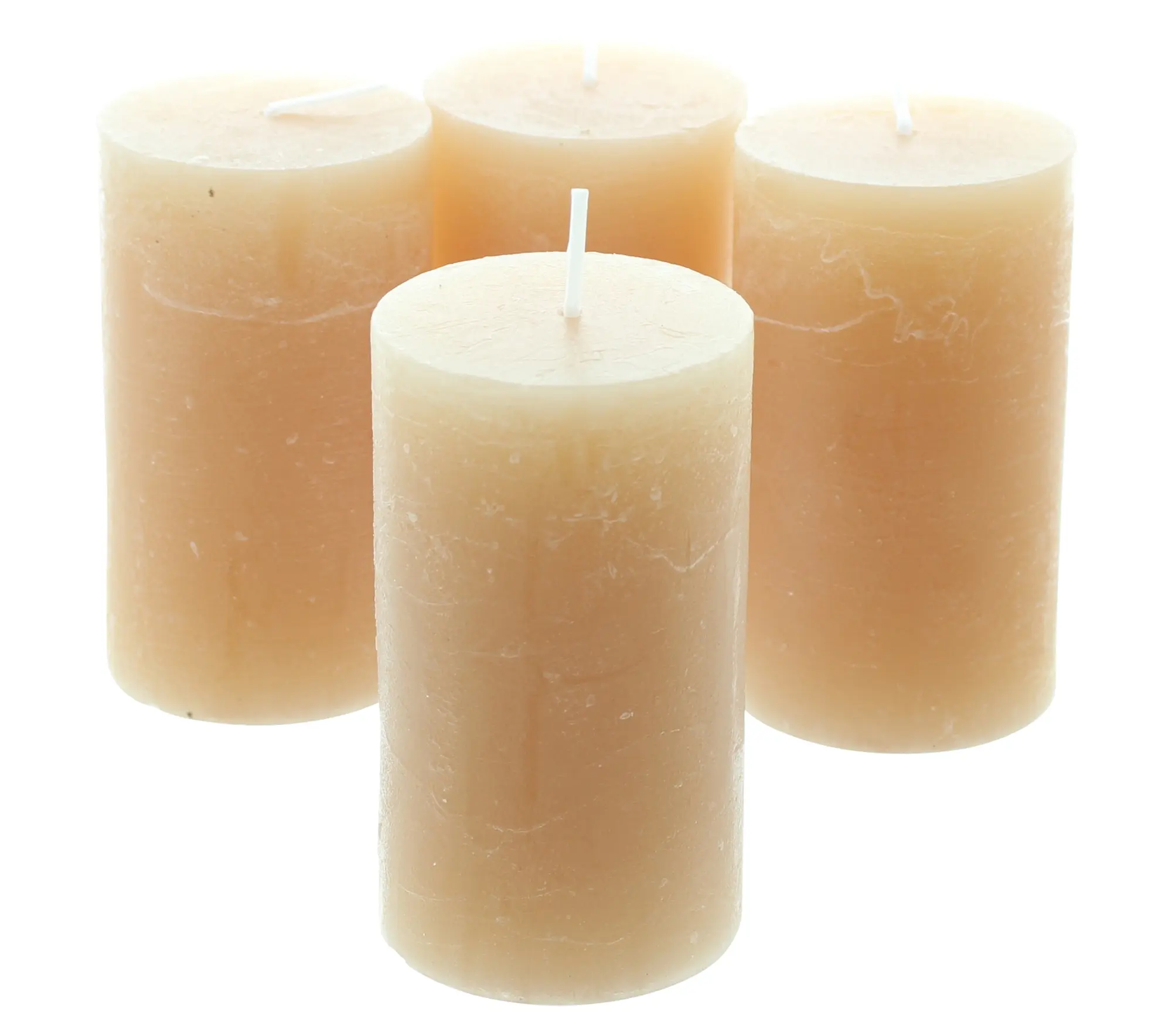Acheter Lot de 4 bougies "caramel"  dans la boutique en ligne de Frank Flechtwaren pour Bougies &amp; LEDs
