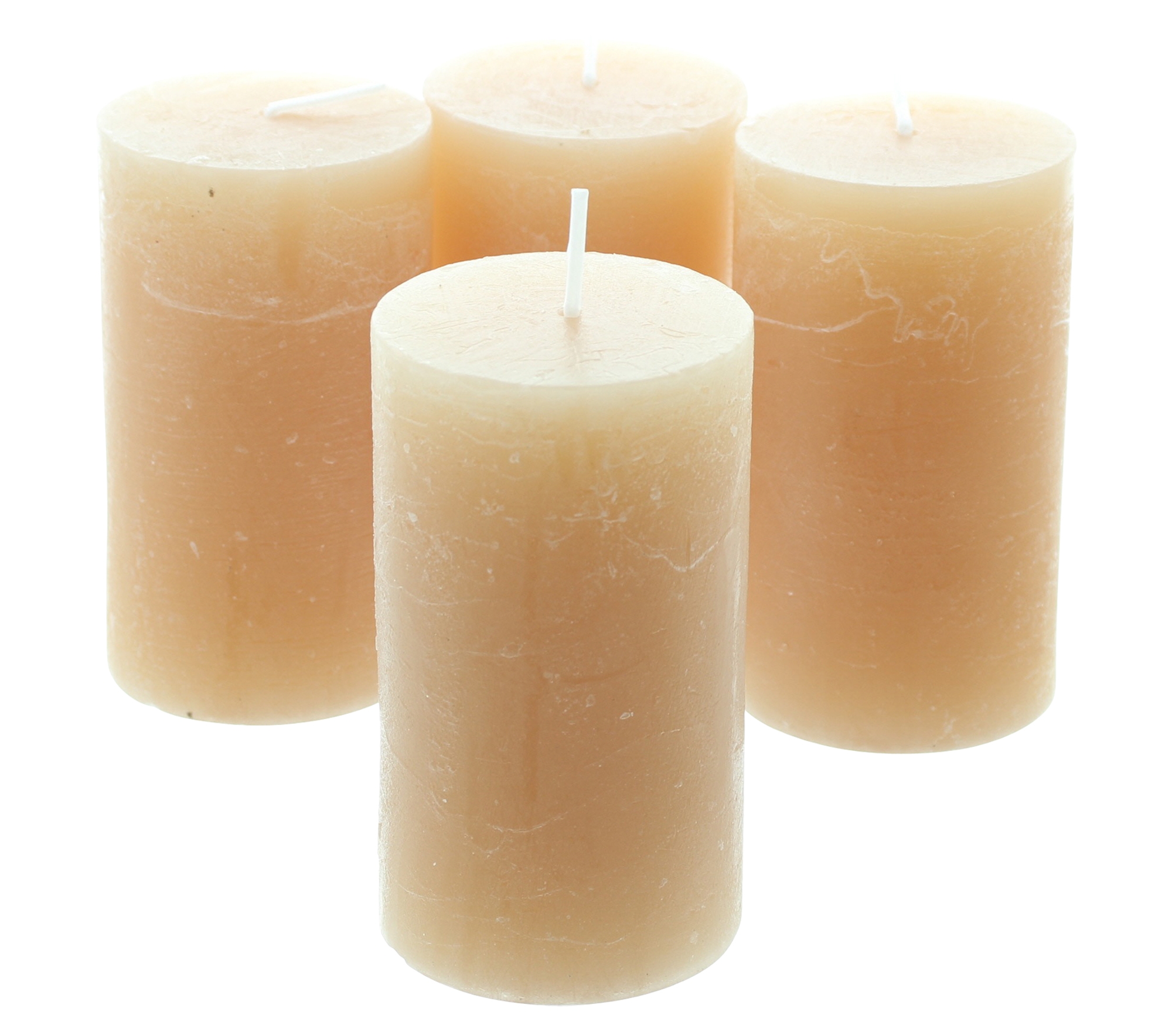 Acheter Lot de 4 bougies "caramel"  dans la boutique en ligne de Frank Flechtwaren