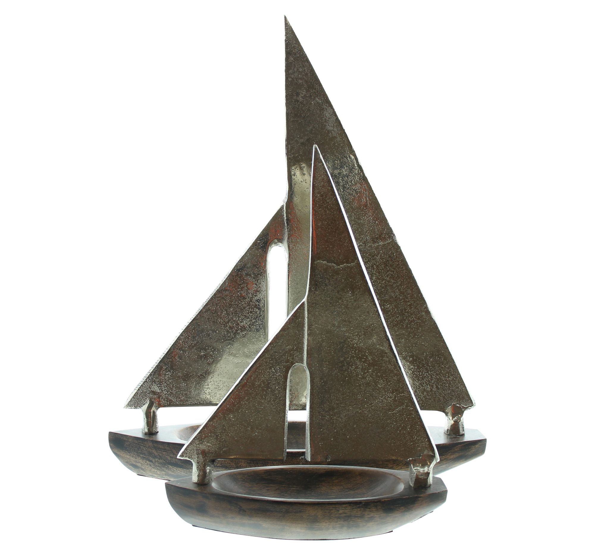 Acheter Lot de 2 bateaux en métal "voile" dans la boutique en ligne de Frank Flechtwaren pour Figurines de jardin Acheter Lot de 2 bateaux en métal "voile" dans la boutique en ligne de Frank Flechtwaren pour Figurines de jardin