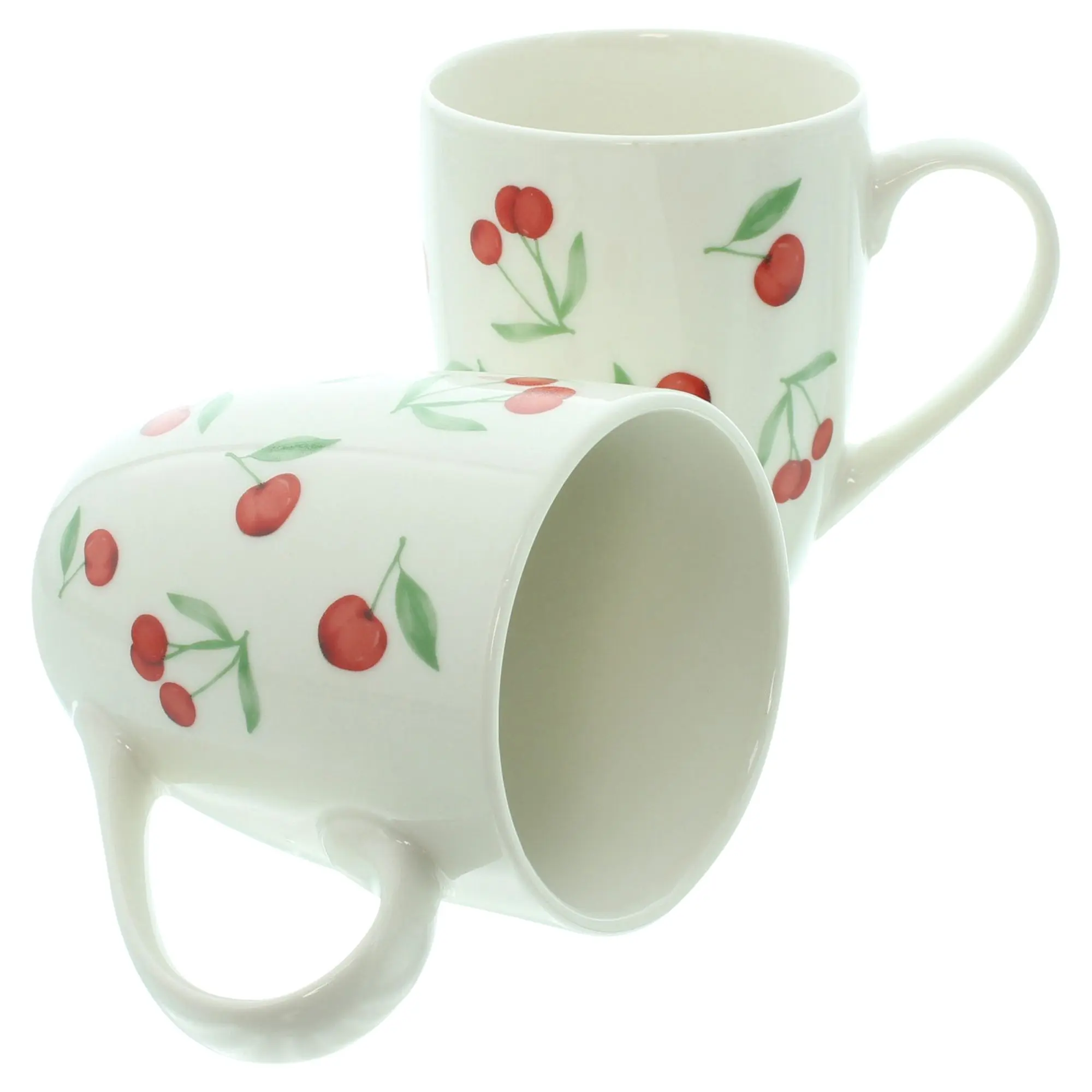 Acheter Lot de 2 mugs "délice de cerises"  dans la boutique en ligne de Frank Flechtwaren pour Des petits coquets