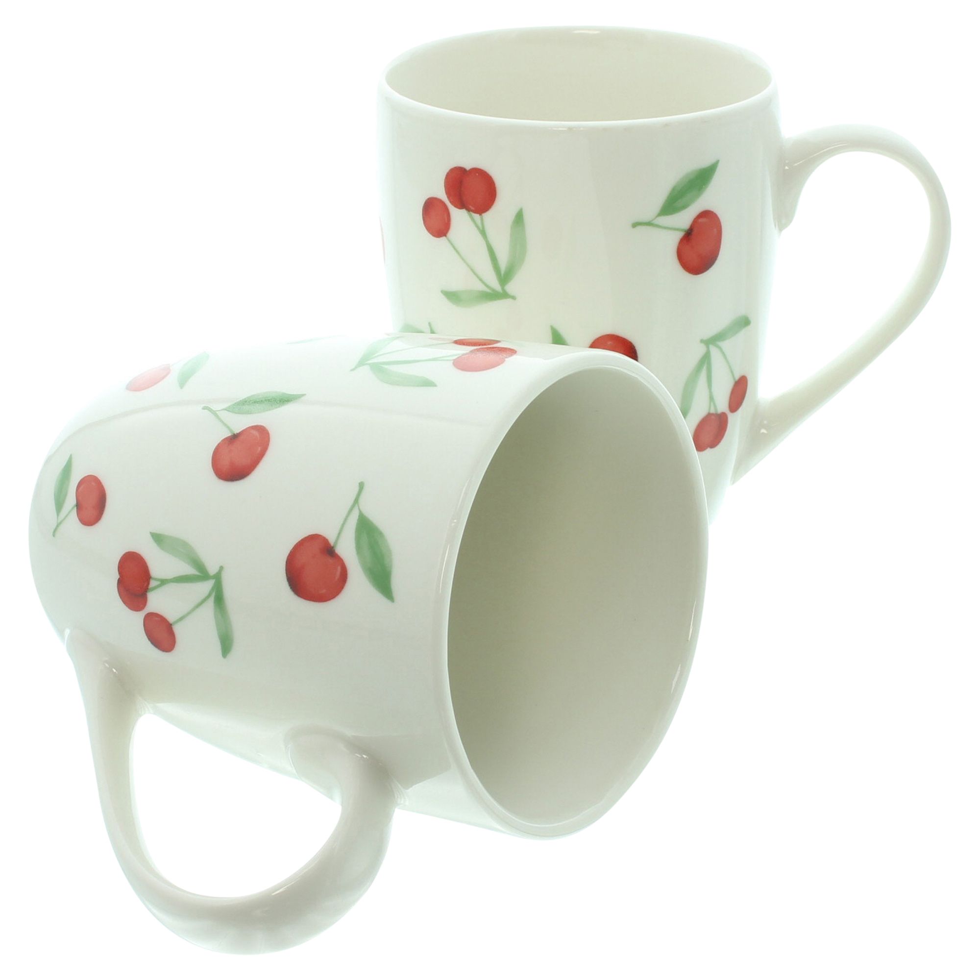 Acheter Lot de 2 mugs "délice de cerises"  dans la boutique en ligne de Frank Flechtwaren pour Nouvel arrivage