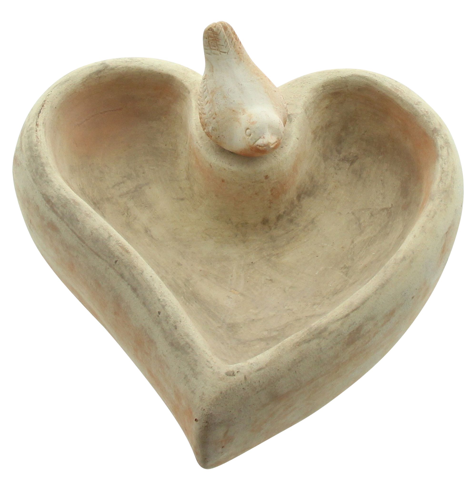 Acheter Abreuvoir pour oiseaux "coeur"  dans la boutique en ligne de Frank Flechtwaren pour Automne