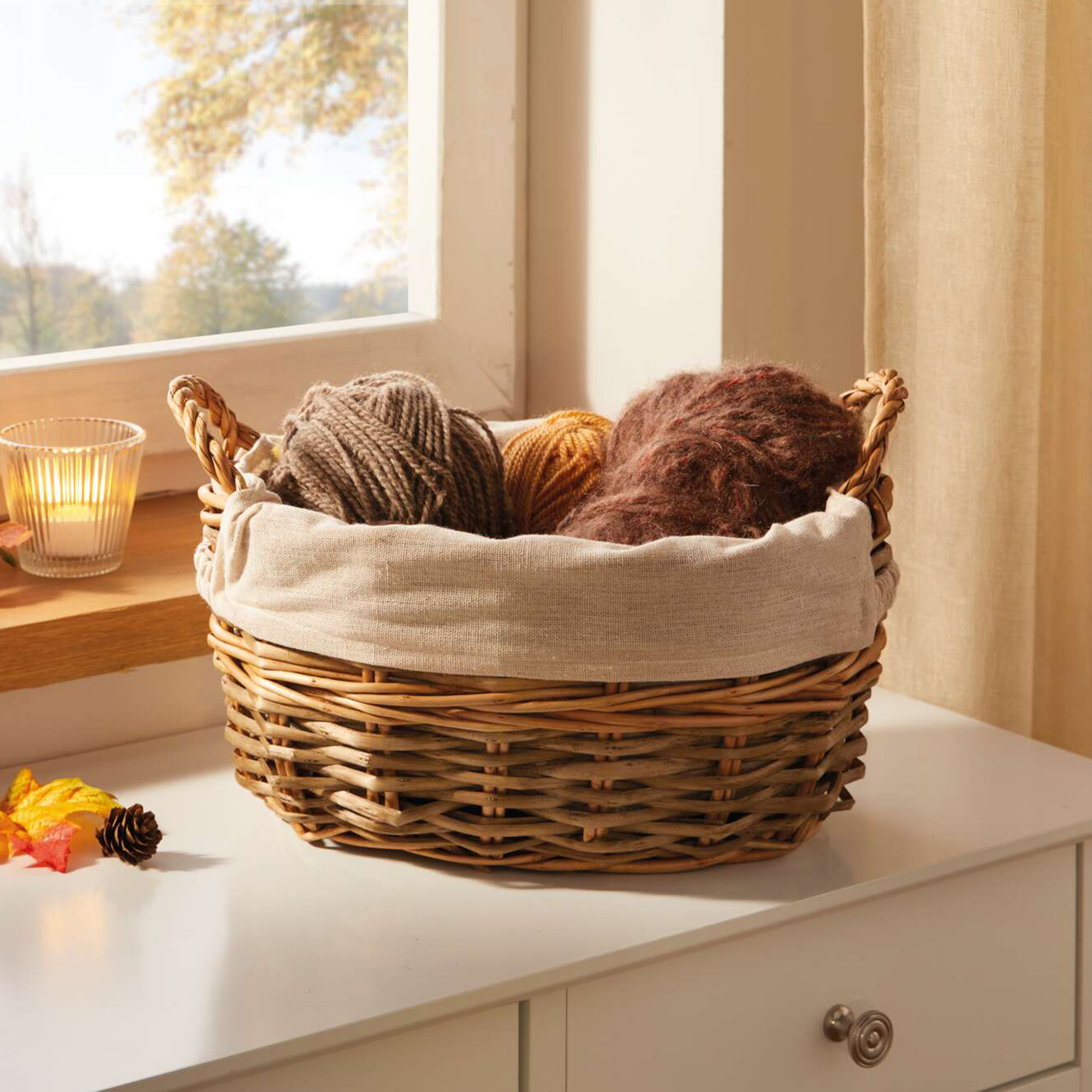 Acheter Corbeille de remplissage "osier fendu"  dans la boutique en ligne de Frank Flechtwaren