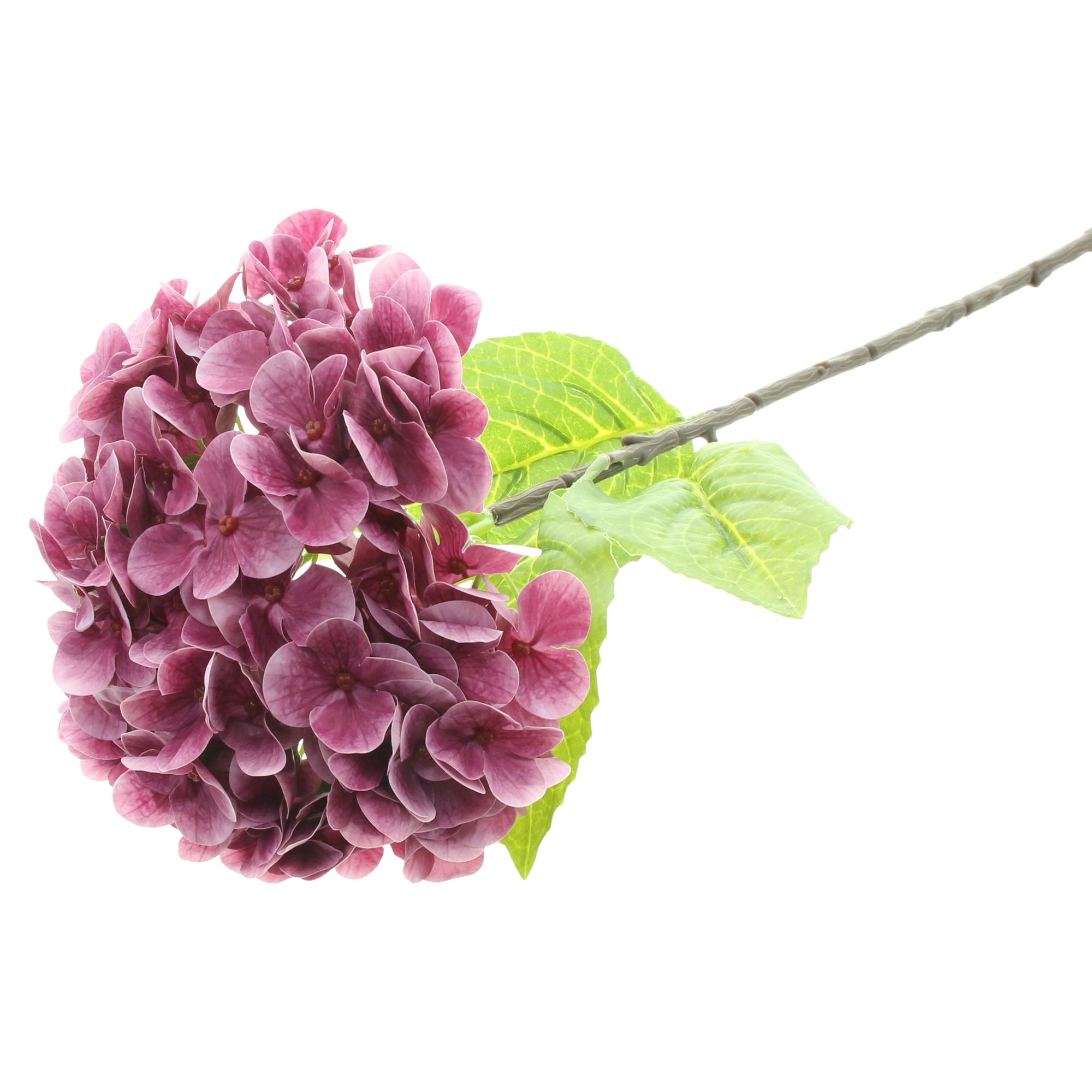 Acheter Fleur artificielle "hortensia rose"  dans la boutique en ligne de Frank Flechtwaren pour Plantes artificielles