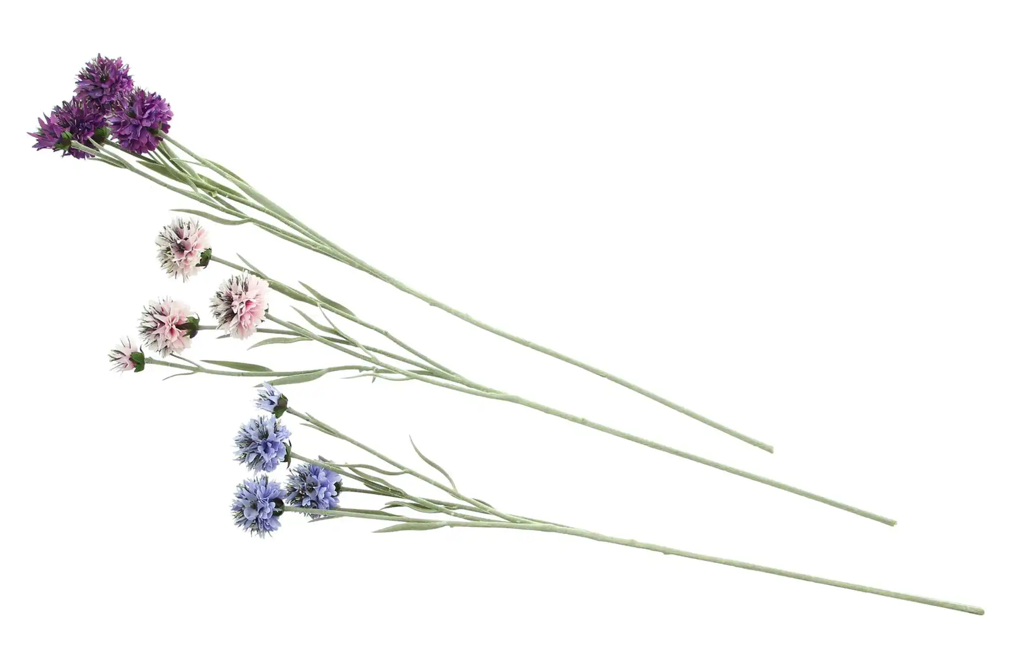 Acheter Lot de 3 fleurs synthétiques "chardon boule"  dans la boutique en ligne de Frank Flechtwaren pour Plantes artificielles
