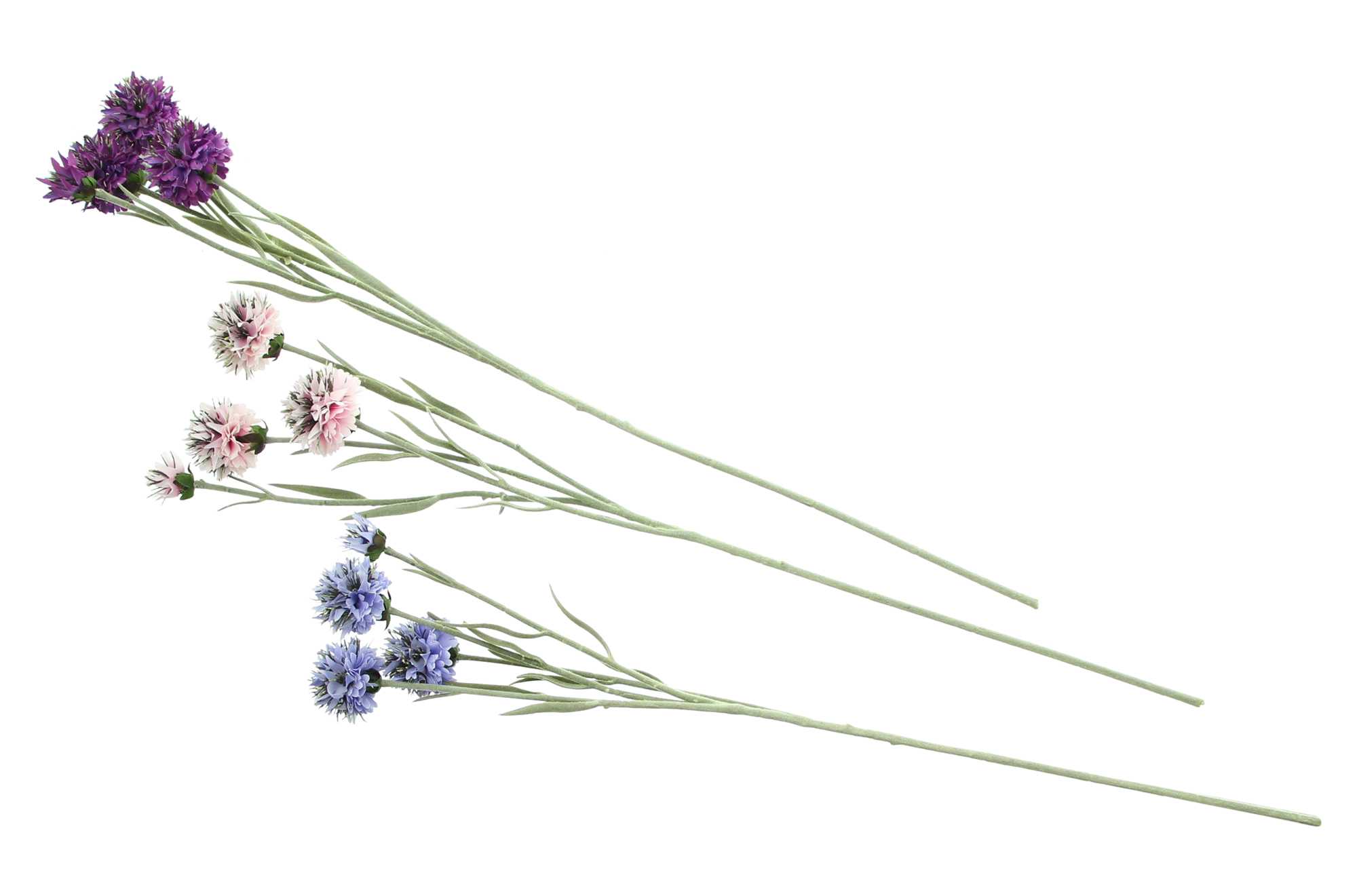 Acheter Lot de 3 fleurs synthétiques "chardon boule"  dans la boutique en ligne de Frank Flechtwaren pour Plantes artificielles