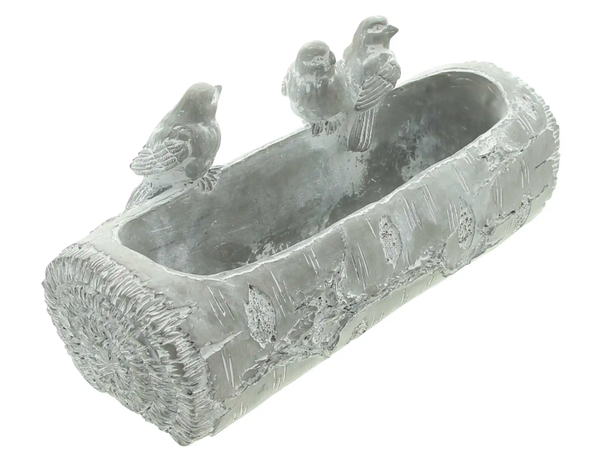 Acheter Abreuvoir pour oiseaux "tronc d'arbre"  dans la boutique en ligne de Frank Flechtwaren pour Figurines