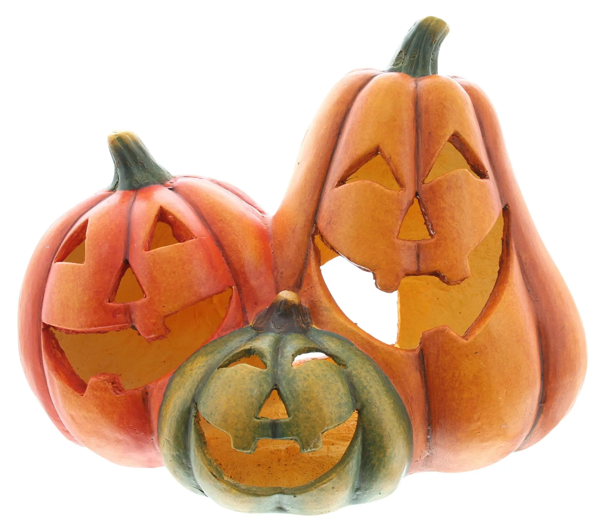 Acheter Trio de citrouilles "Smile"  dans la boutique en ligne de Frank Flechtwaren pour Jardin d'automne