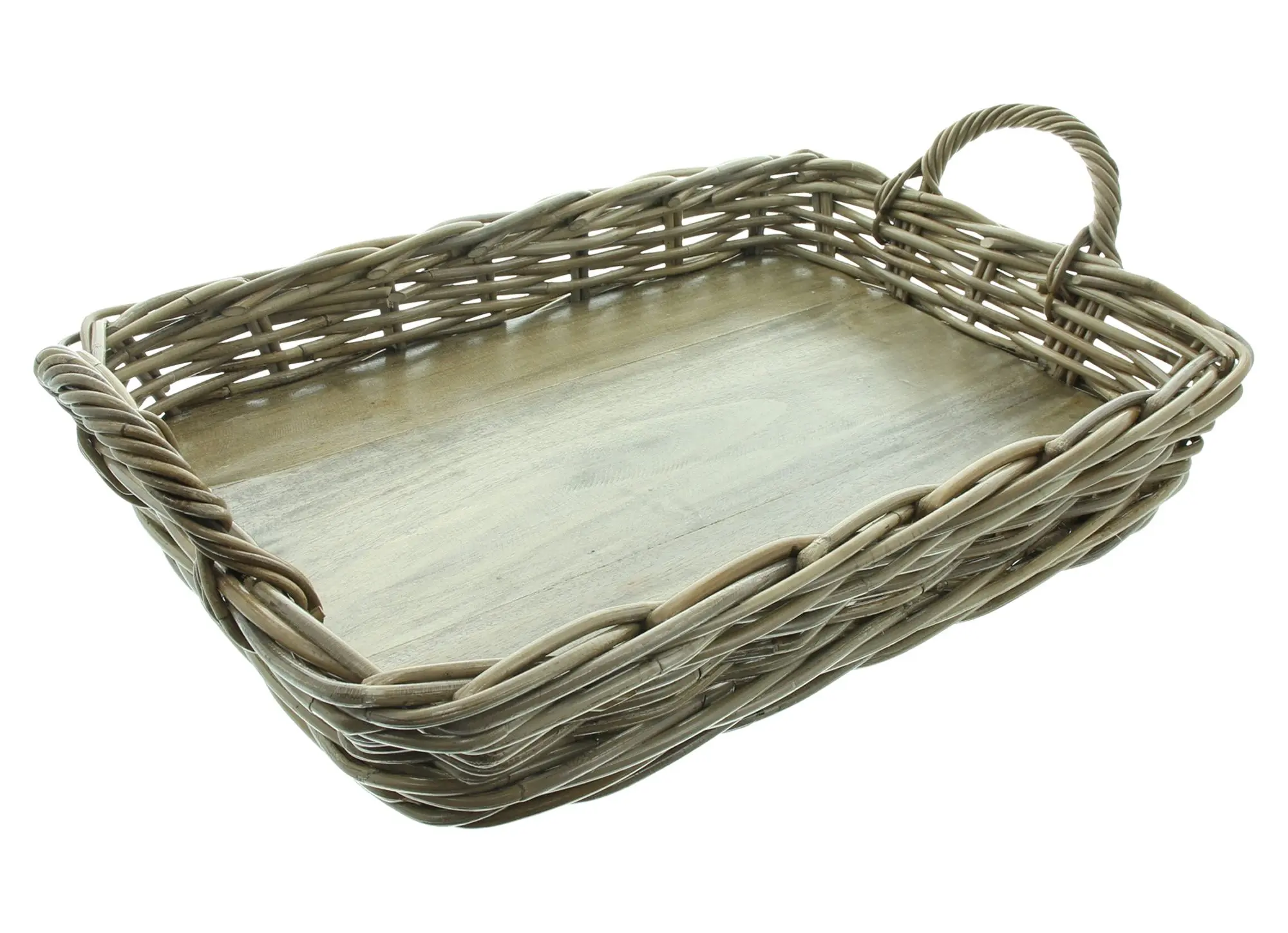 Acheter Plateau "Koboo Gris"  dans la boutique en ligne de Frank Flechtwaren pour Plateaux