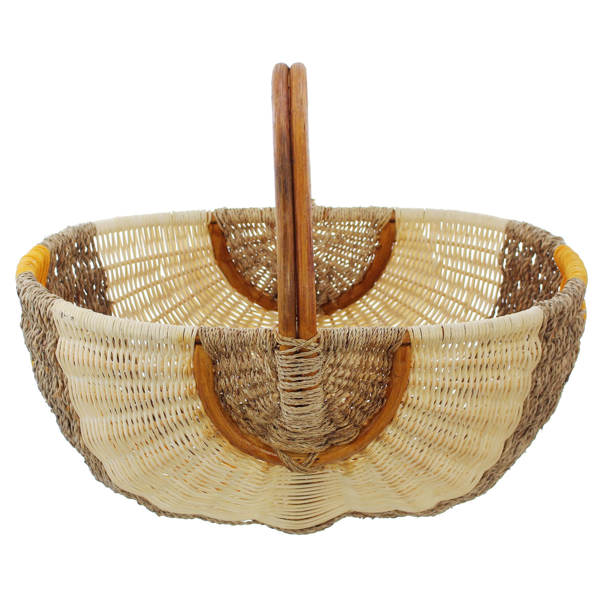 Acheter Panier à courses "orange/nature" dans la boutique en ligne de Frank Flechtwaren pour Paniers à provisions Acheter Panier à courses "orange/nature" dans la boutique en ligne de Frank Flechtwaren pour Paniers à provisions