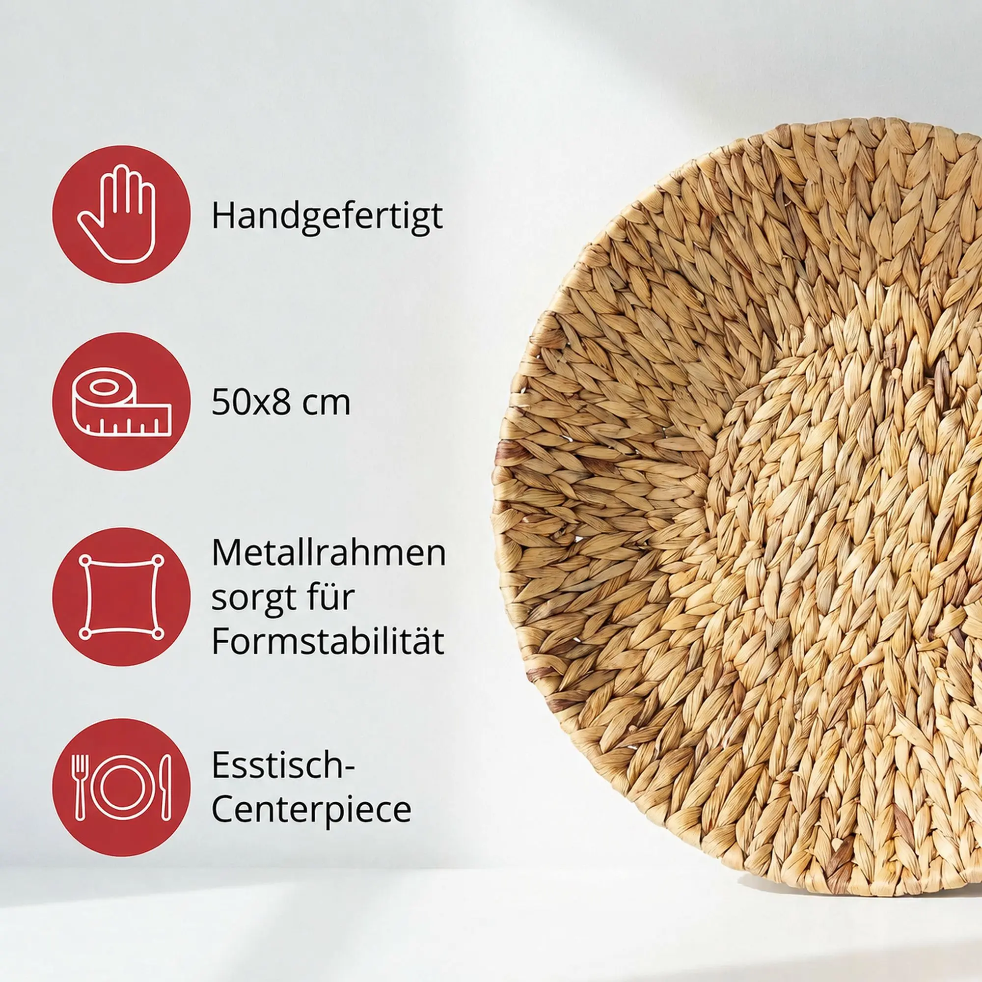 Acheter Grande coupe, plate  dans la boutique en ligne de Frank Flechtwaren pour Cuisine