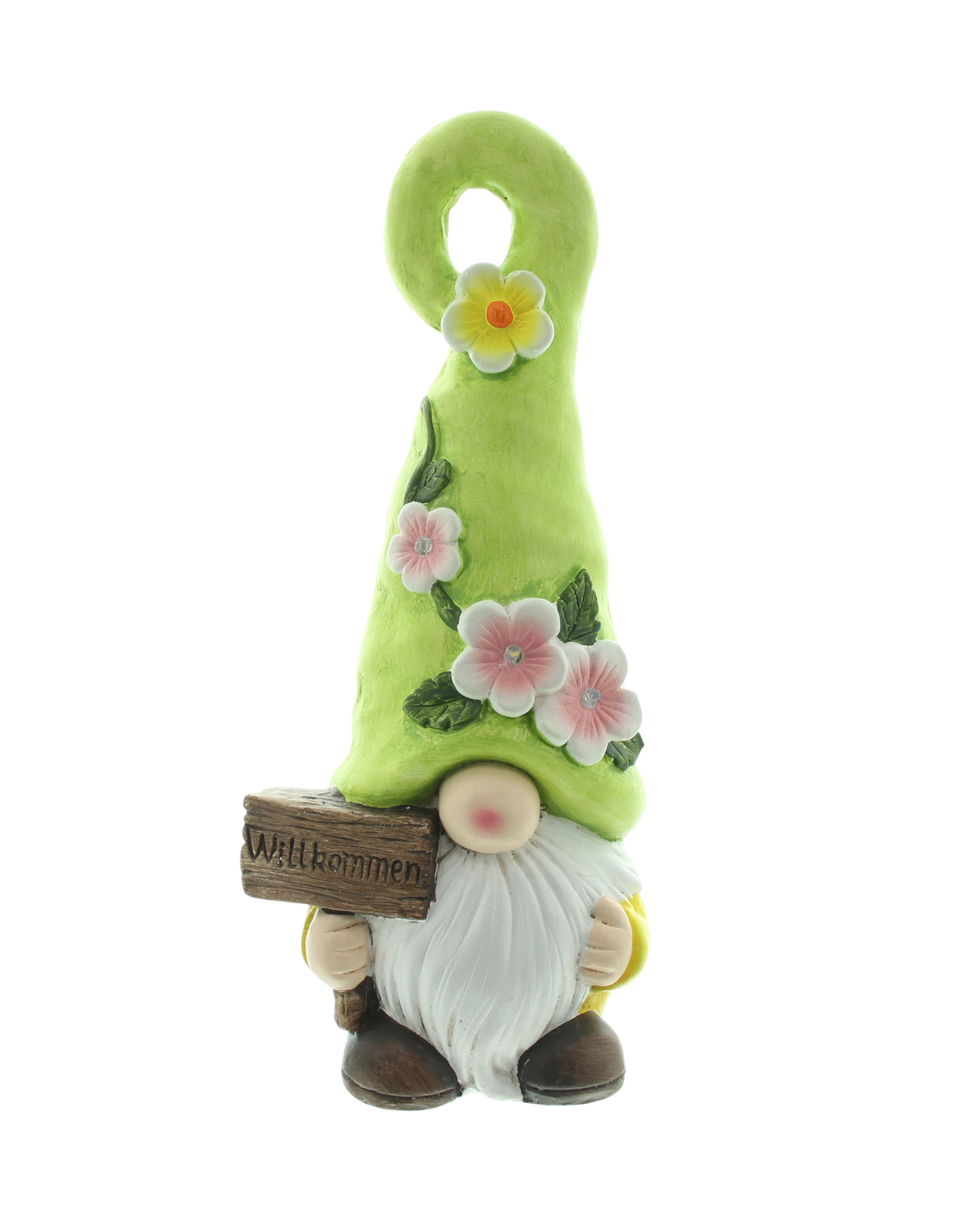 Acheter Lutin solaire "Willkommen"  dans la boutique en ligne de Frank Flechtwaren pour Nouvel arrivage