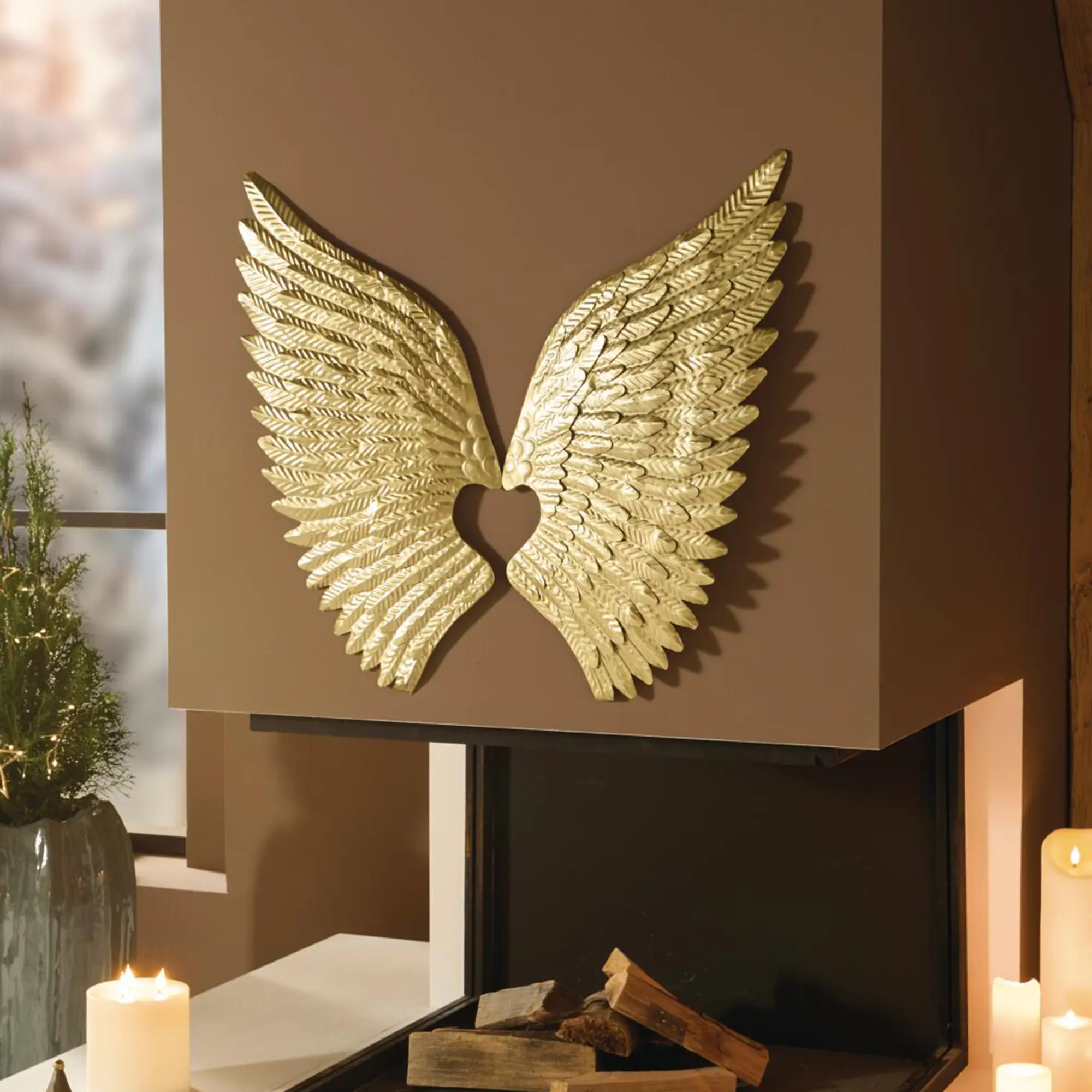 Acheter Ailes décoratives « Gold », lot de 2 pièces dans la boutique en ligne de Frank Flechtwaren