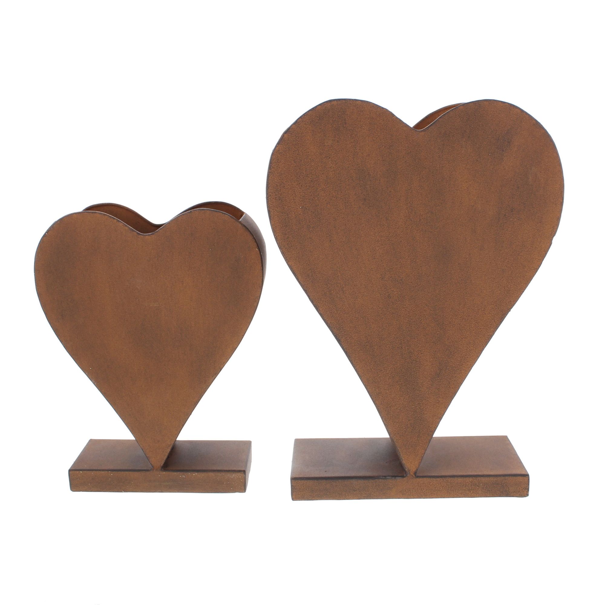 Acheter Lot de 2 "coeurs rouillés" dans la boutique en ligne de Frank Flechtwaren pour Automne Acheter Lot de 2 "coeurs rouillés" dans la boutique en ligne de Frank Flechtwaren pour Automne