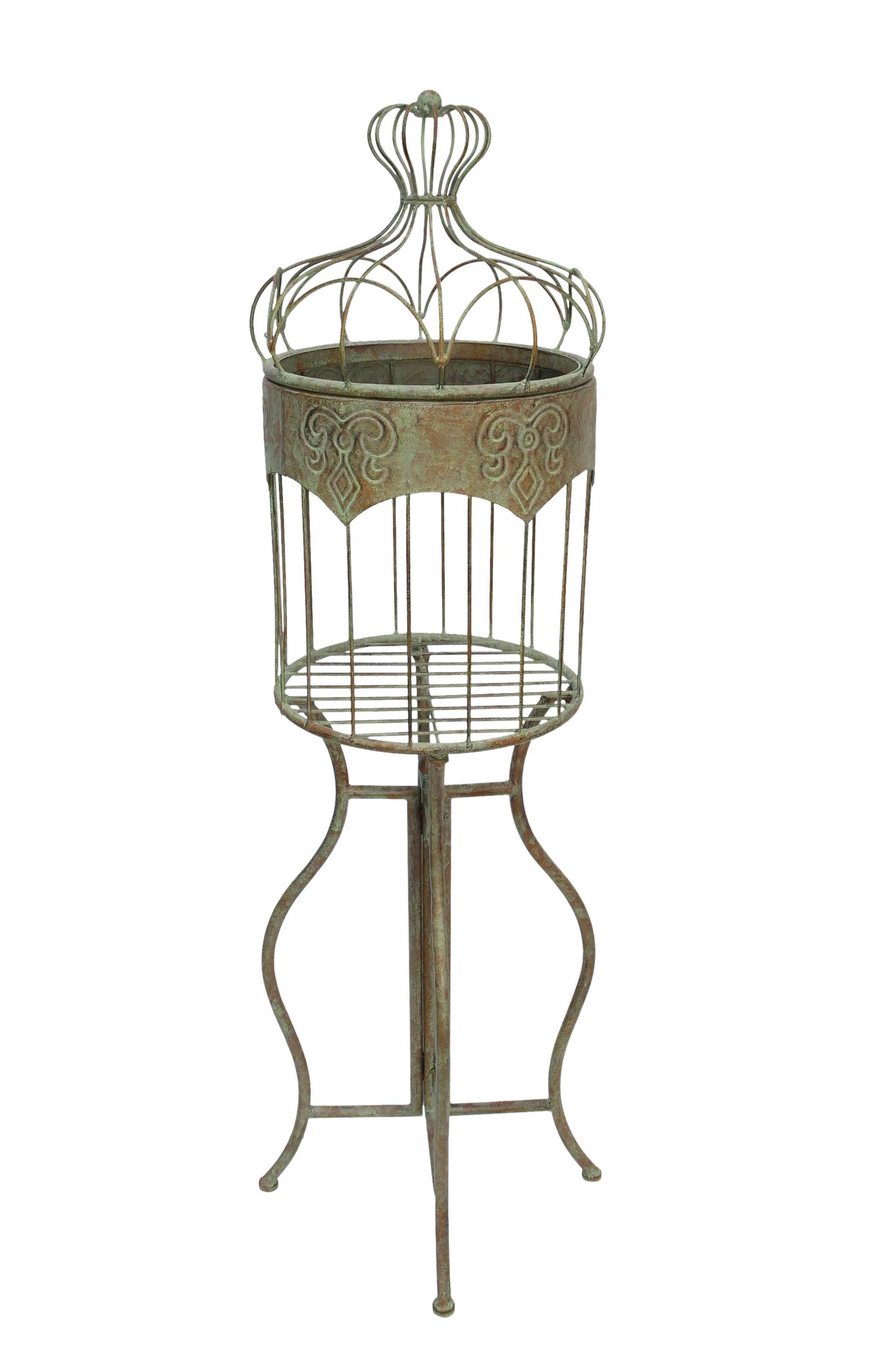Acheter Cage décorative "maison d'oiseaux"  dans la boutique en ligne de Frank Flechtwaren pour Etagères
