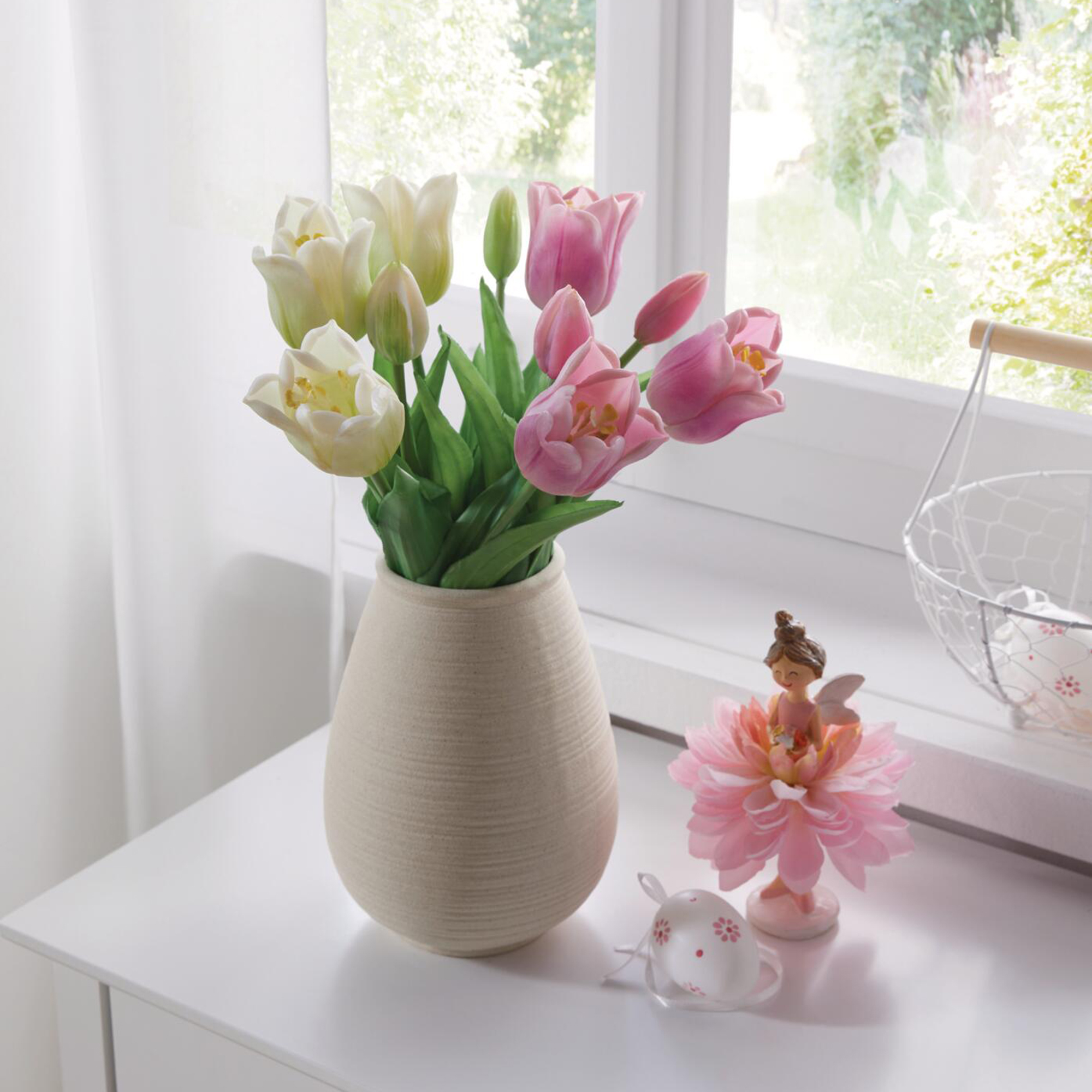 Acheter Lot de 5 tulipes "lila"  dans la boutique en ligne de Frank Flechtwaren