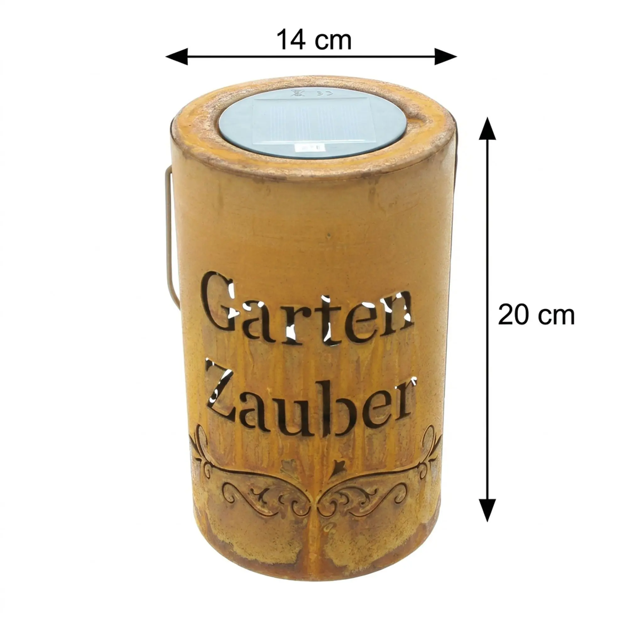 Acheter Lanterne solaire "Gartenzauber"  dans la boutique en ligne de Frank Flechtwaren pour Jardin de Pâques coloré