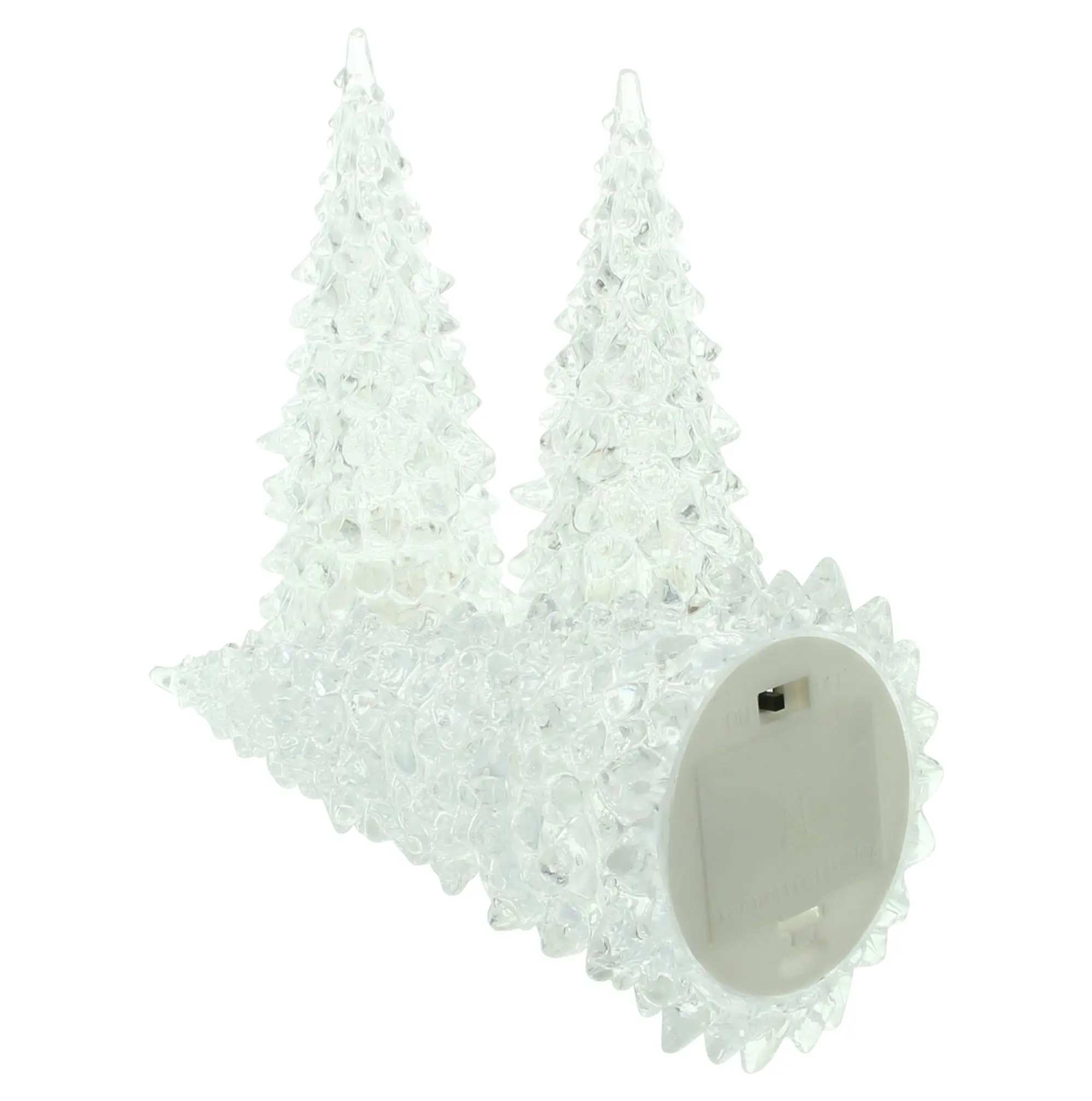Acheter Lot de 3 sapins LED "Glamour"  dans la boutique en ligne de Frank Flechtwaren pour Décoration de table LED