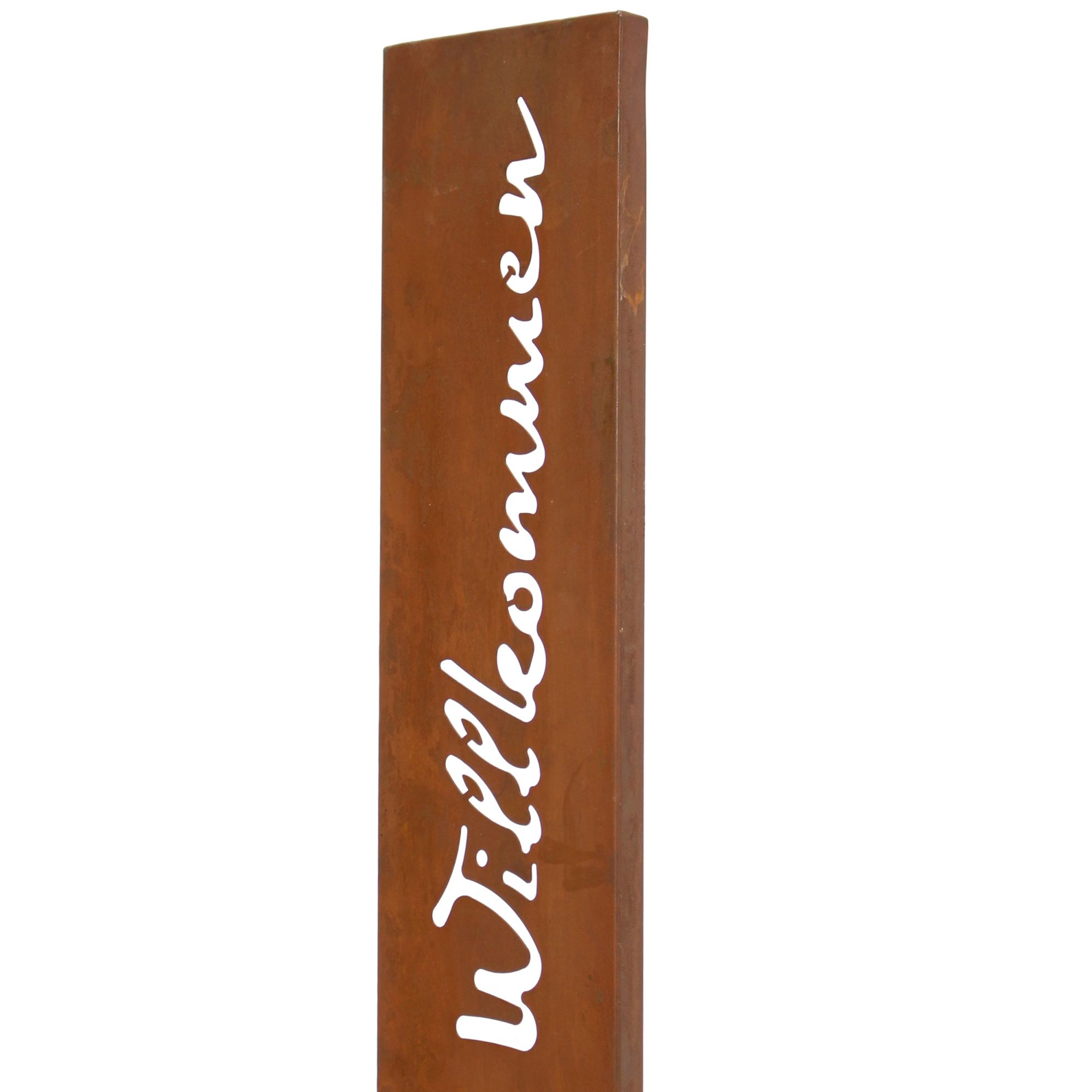 Acheter Palissade "Willkommen"  dans la boutique en ligne de Frank Flechtwaren pour Jardin d'automne