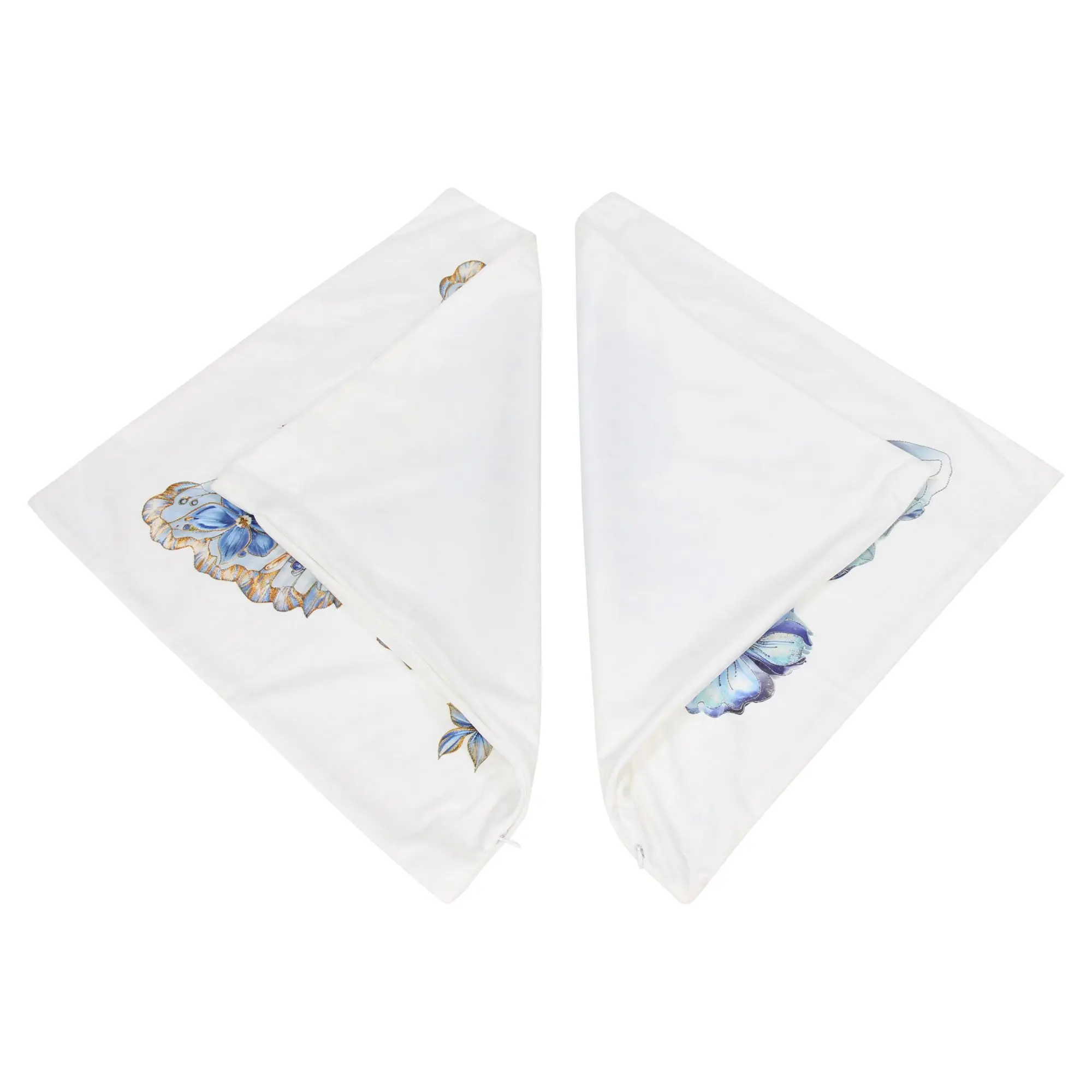 Acheter Lot de 2 housses de coussin "Papillon bleu"  dans la boutique en ligne de Frank Flechtwaren pour Remplissages