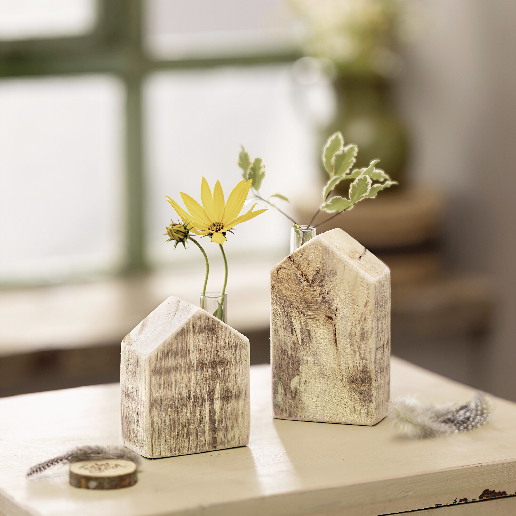 Acheter Lot de 2 vases "Maisonnette"  dans la boutique en ligne de Frank Flechtwaren