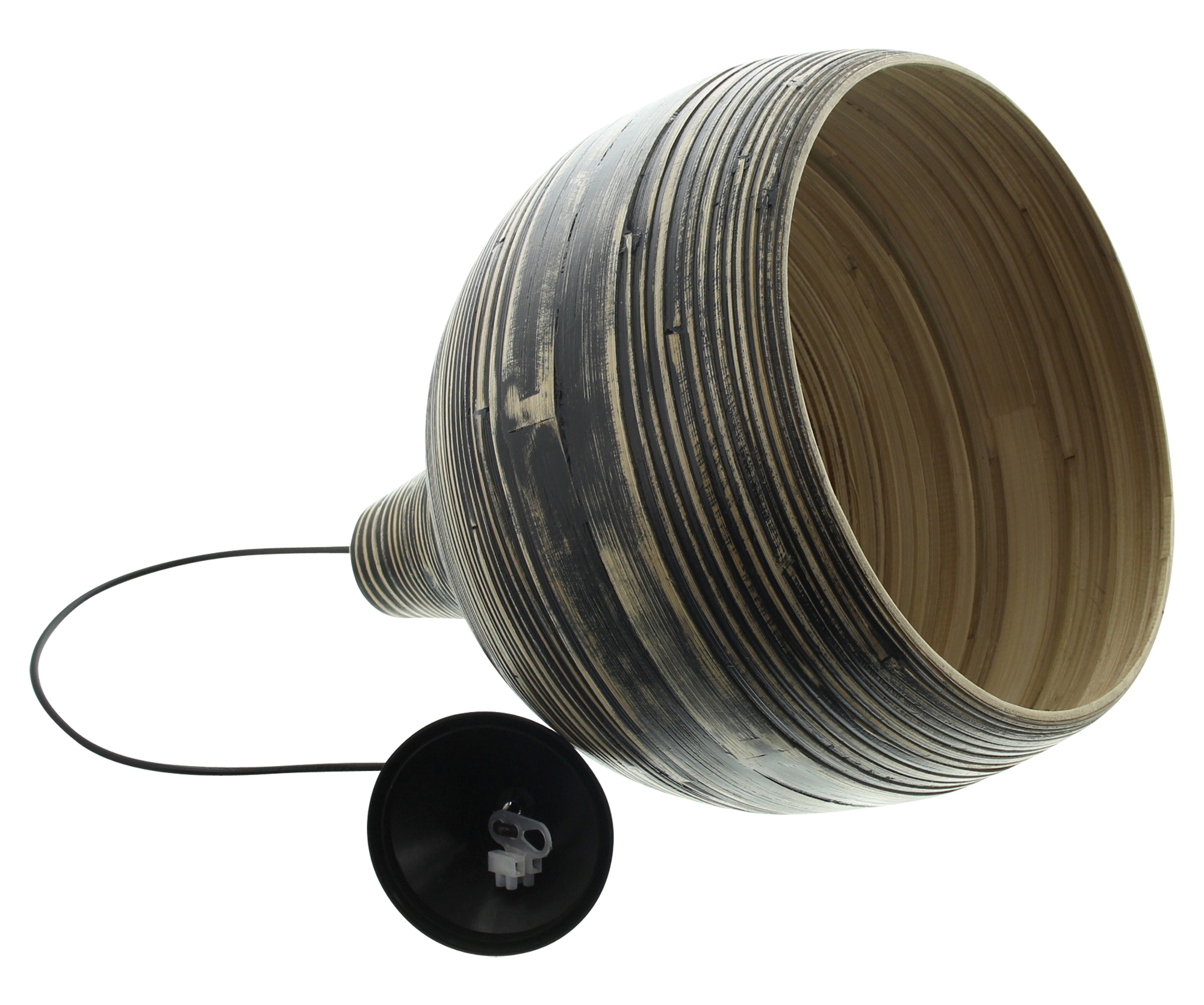 Acheter Lampe suspendue "Black Bamboo"  dans la boutique en ligne de Frank Flechtwaren pour Nouvel arrivage