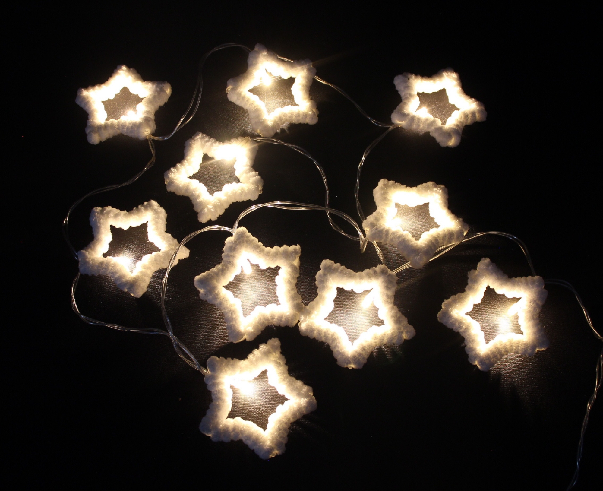 Acheter Guirlande lumineuse LED "étoiles"  dans la boutique en ligne de Frank Flechtwaren pour Étoiles