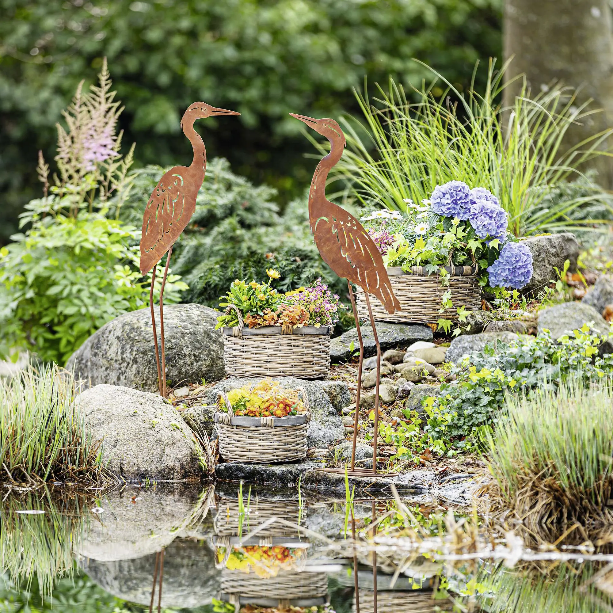 Acheter Lot de 3 paniers à plantes "charmeur"  dans la boutique en ligne de Frank Flechtwaren pour Jardinières corbeilles