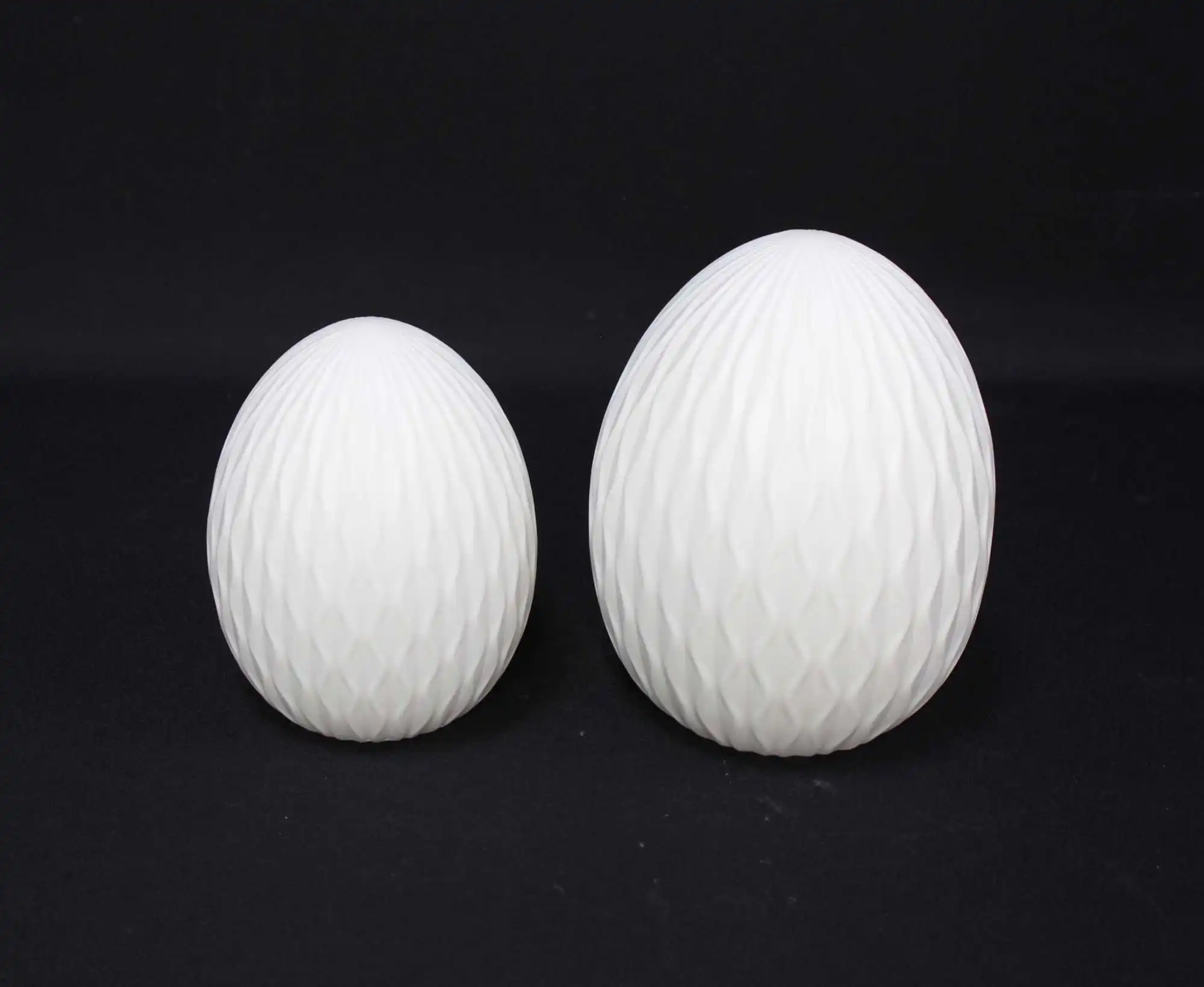 Acheter Lot de 2 oeufs LED "moderne"  dans la boutique en ligne de Frank Flechtwaren pour Noir et blanc