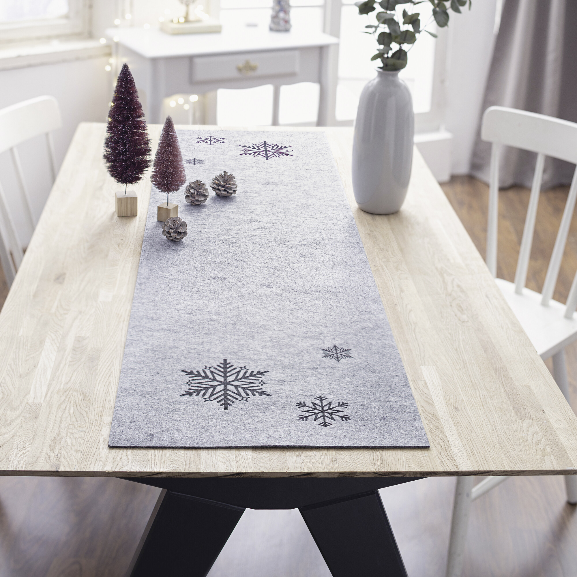 Acheter Chemin de table "flocon de neige"  dans la boutique en ligne de Frank Flechtwaren pour Chemins de table