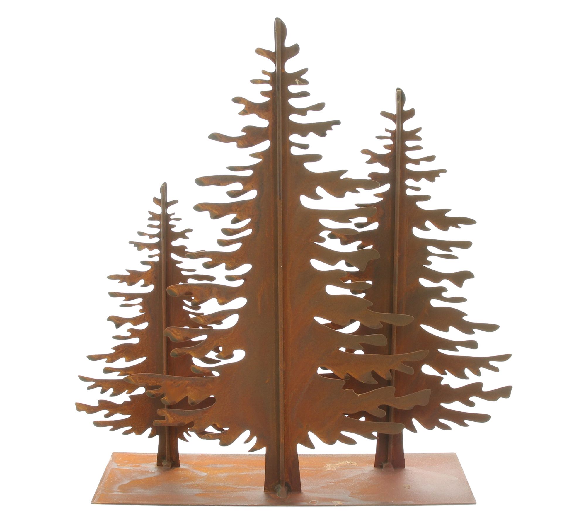 Acheter Décoration rouillée « Forêt de sapins »  dans la boutique en ligne de Frank Flechtwaren pour Nouvel arrivage