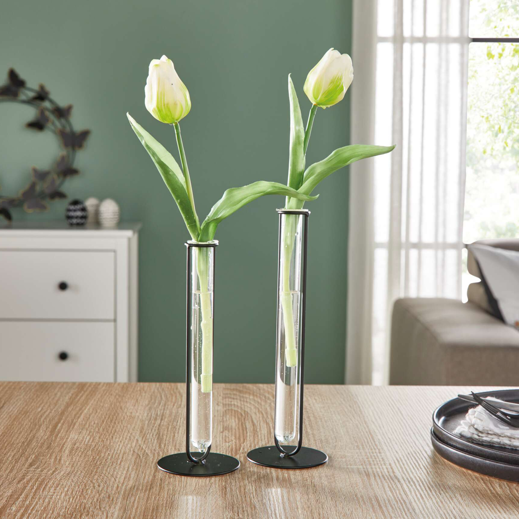 Acheter Lot de 2 vases "Modern Living"  dans la boutique en ligne de Frank Flechtwaren pour Pâques