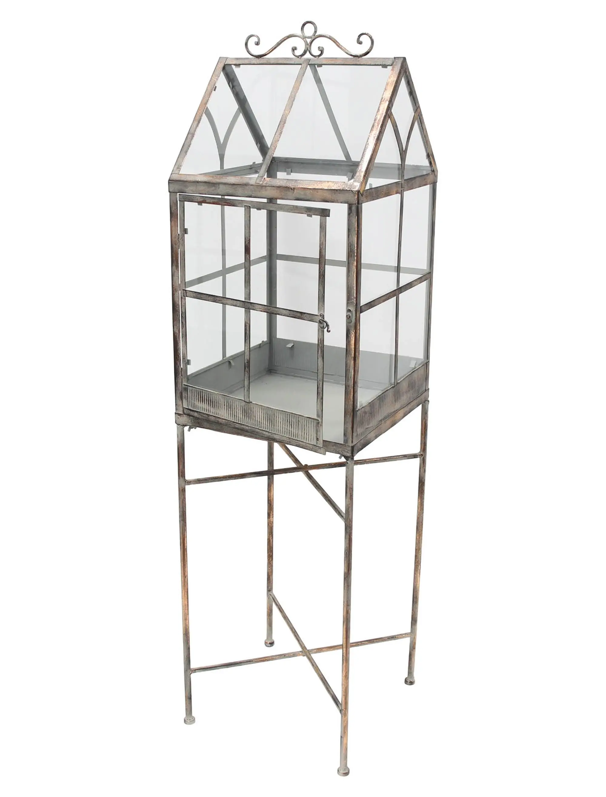 Acheter Serre décorative « Metallic Vintage » dans la boutique en ligne de Frank Flechtwaren pour Maisons décoratives