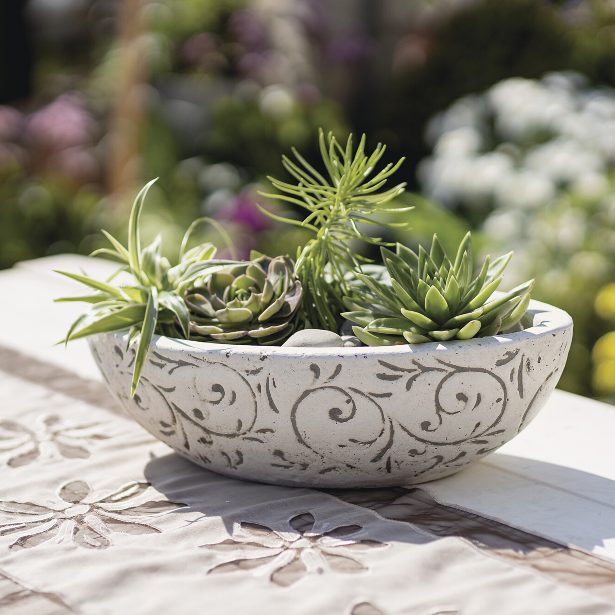 Acheter Jardinière "vrille"  dans la boutique en ligne de Frank Flechtwaren
